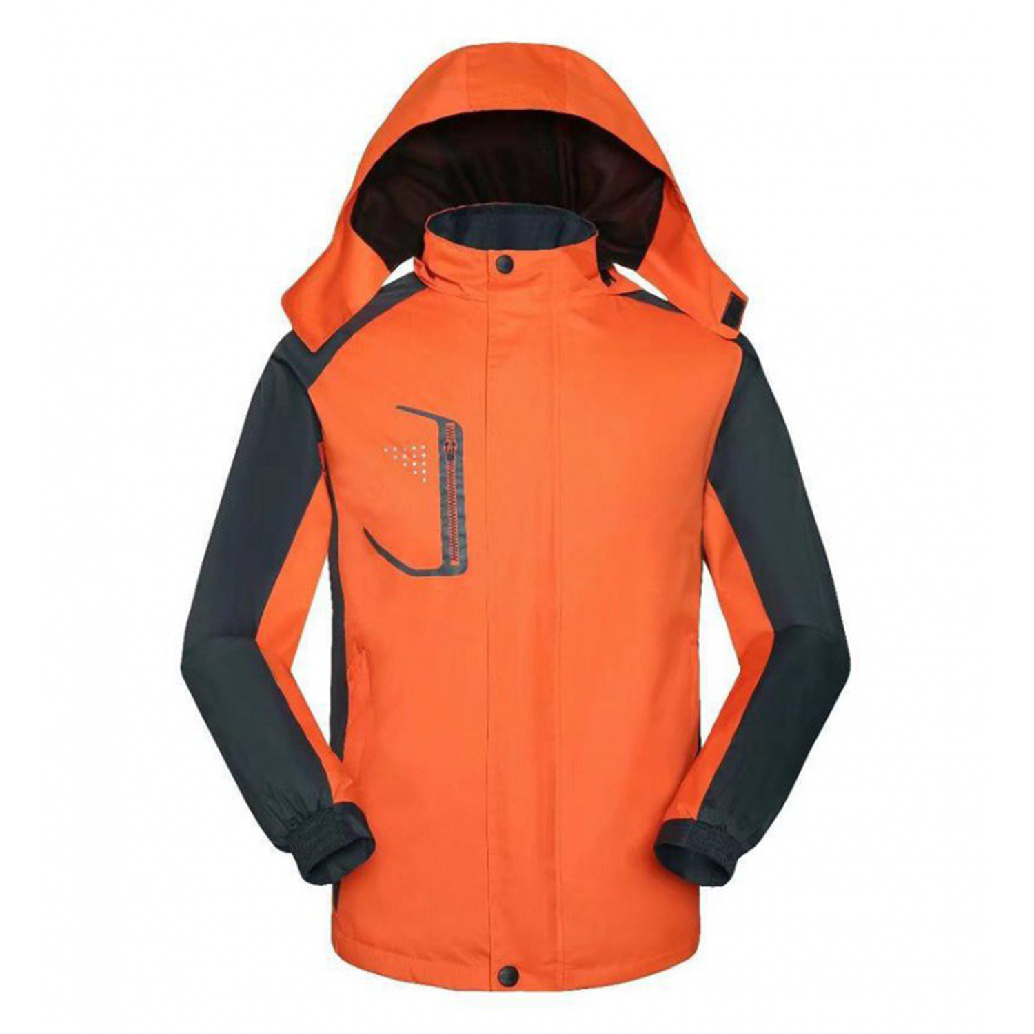 Warm Hooded Rain Jacket 5