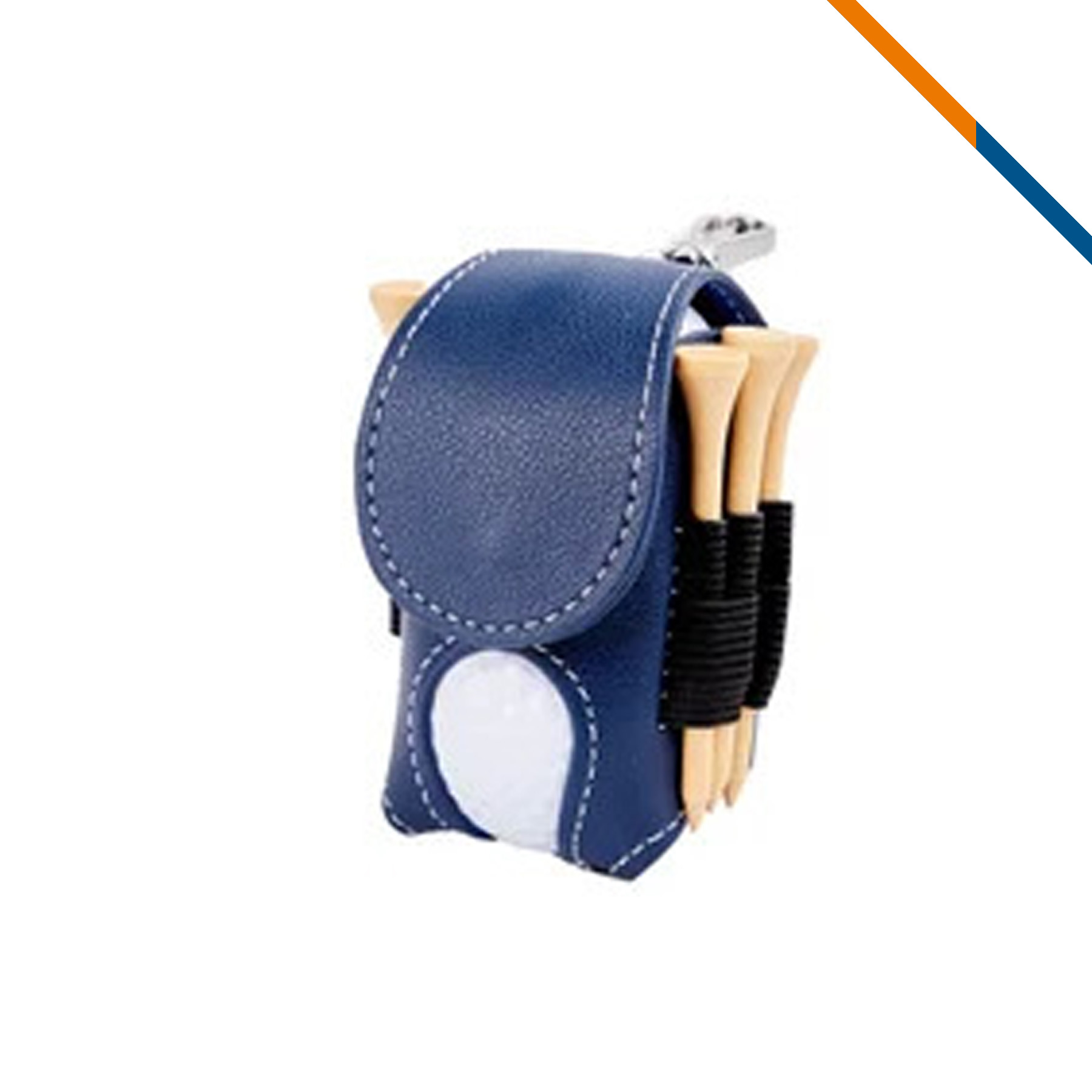 Pulsex 3in1 PU Leather Golf Ball Pouch 8