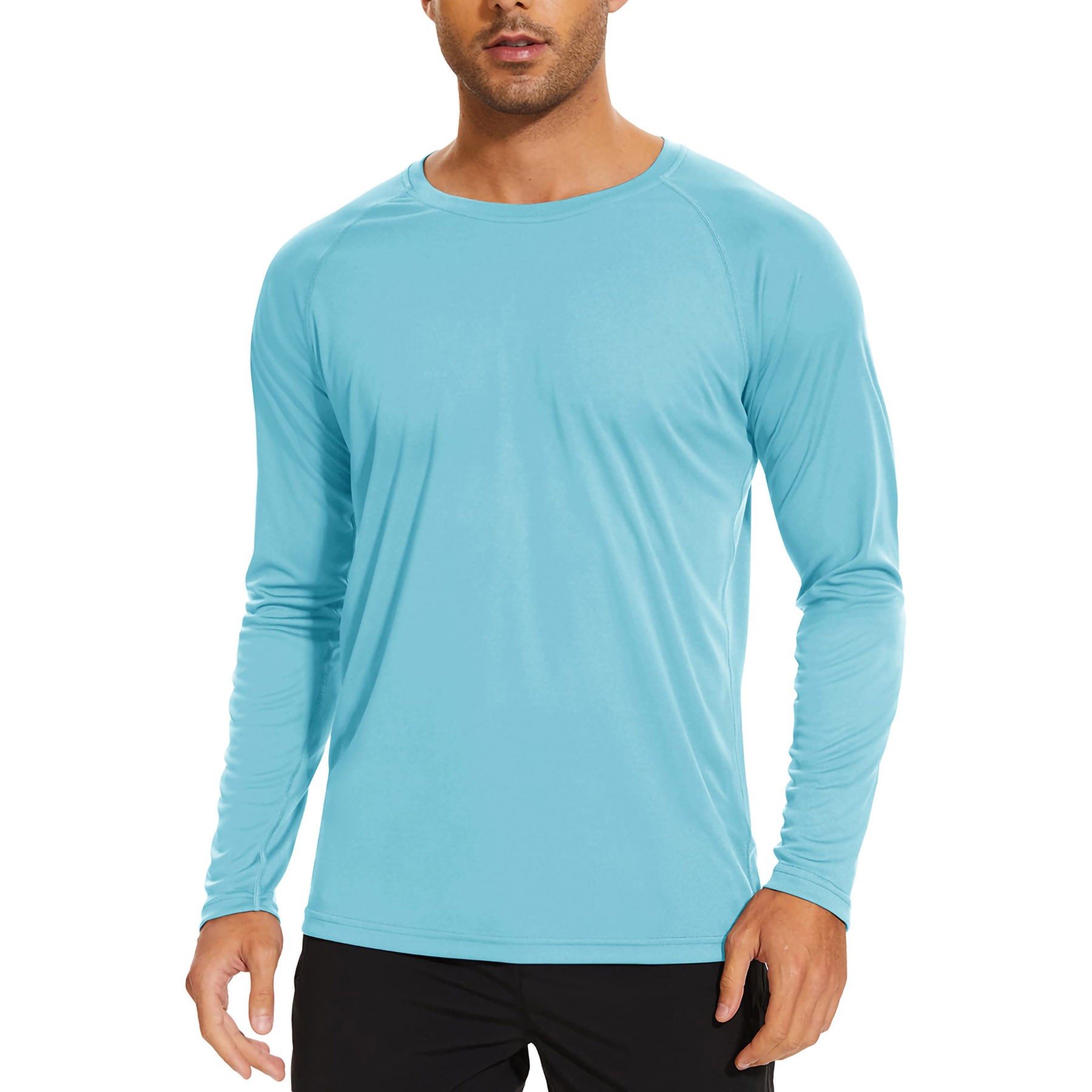 Men's Long Sleeve Ice Silk T-Shirt 5