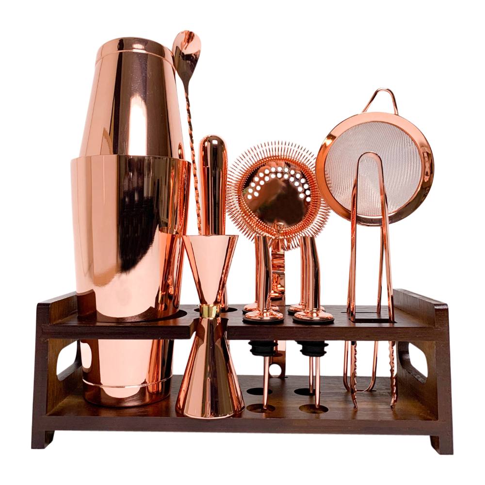 12-pc. Premium Bar Set & Stand 7
