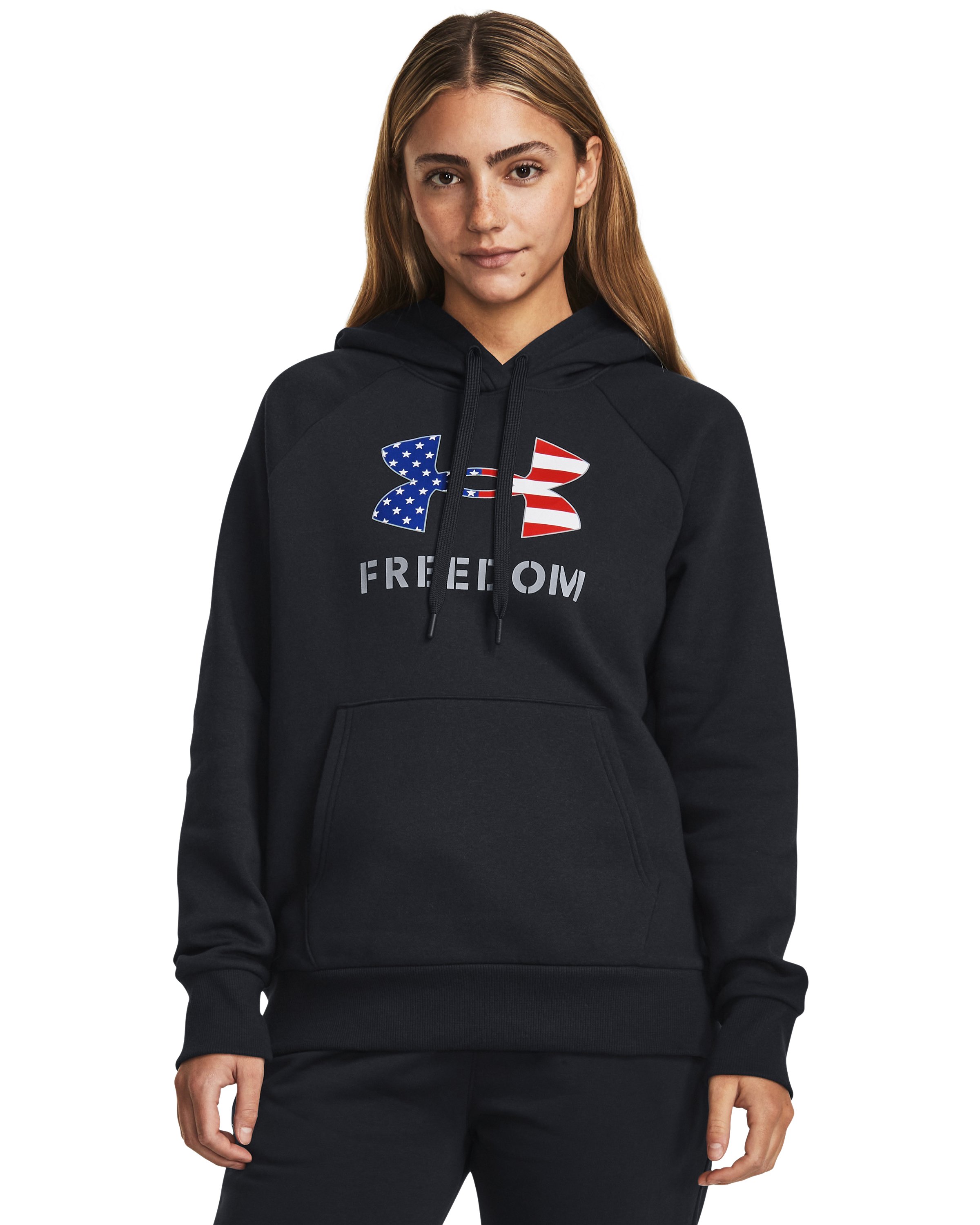 Women's UA Freedom Rival Fleece Logo Hoodie 3