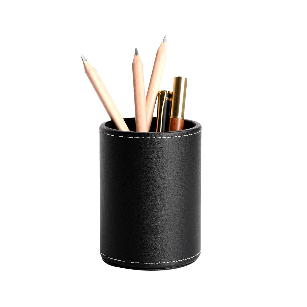 Leather Round Pen Holder 4