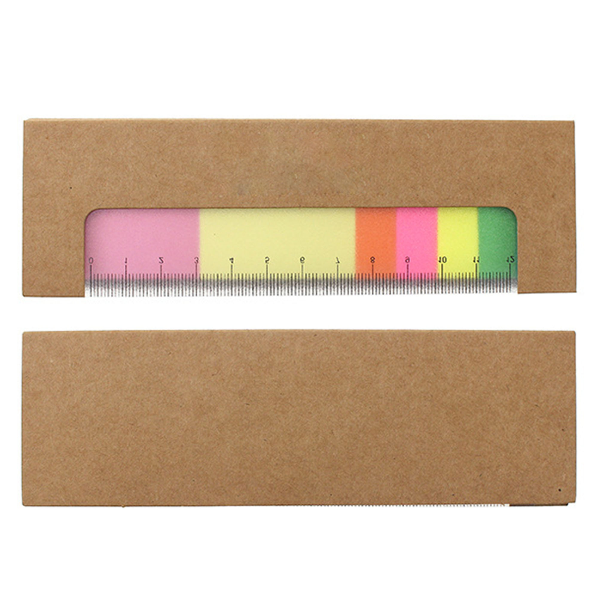 Sticky Note Paper Booklet w/Ruler 6