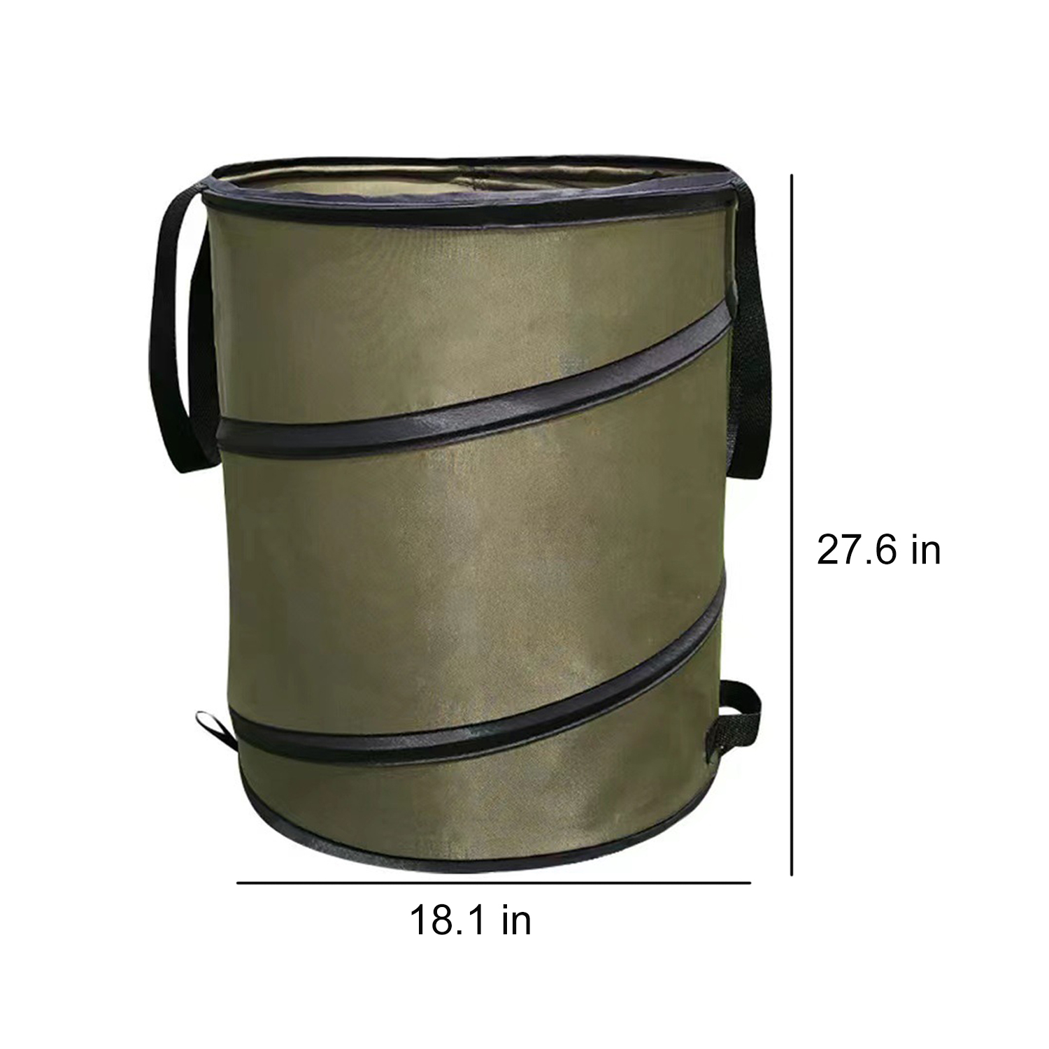 30 Gallon Collapsible Pop Up Oxford Garden Waste Bag 2