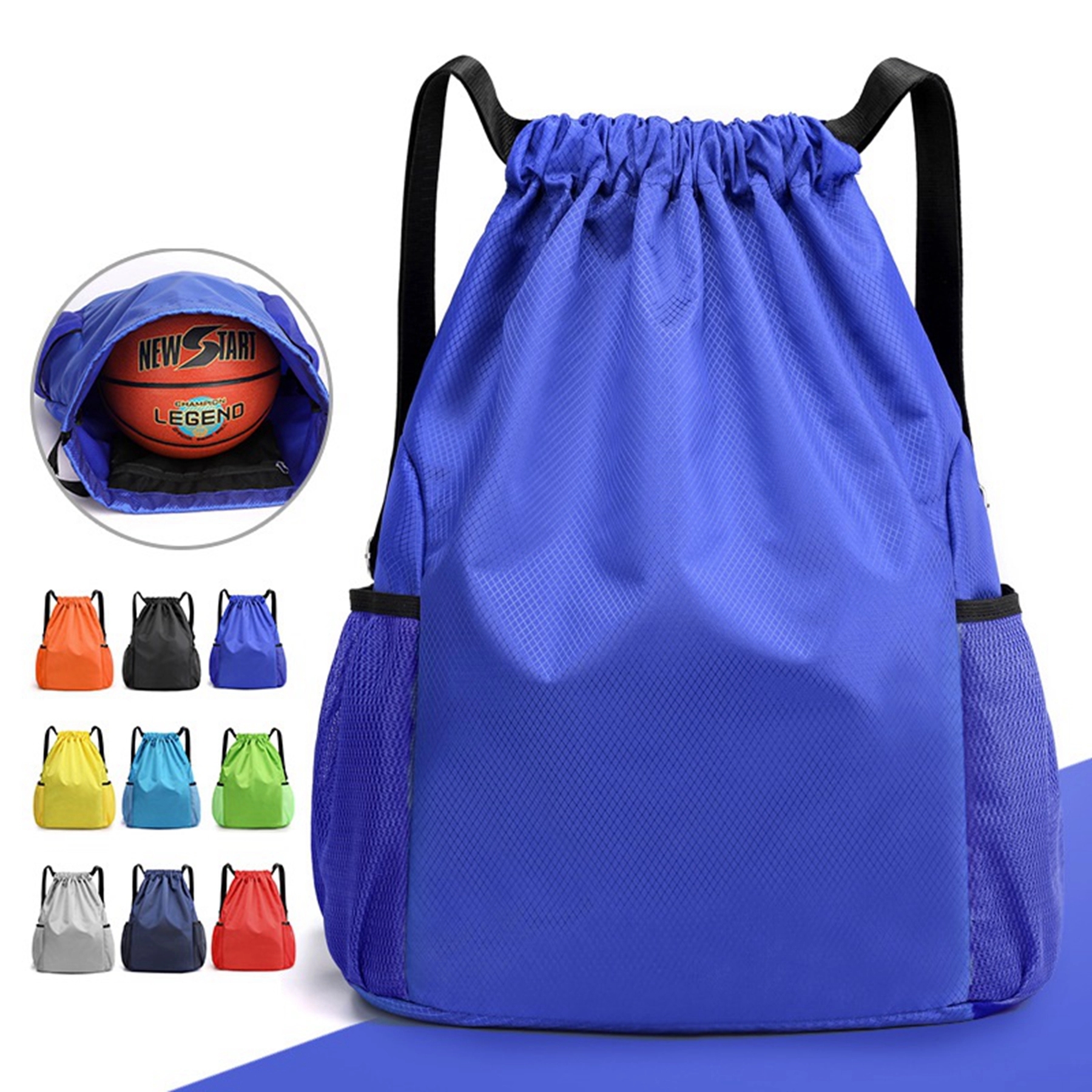 Waterproof Double Shoulder Drawstring Bag 4
