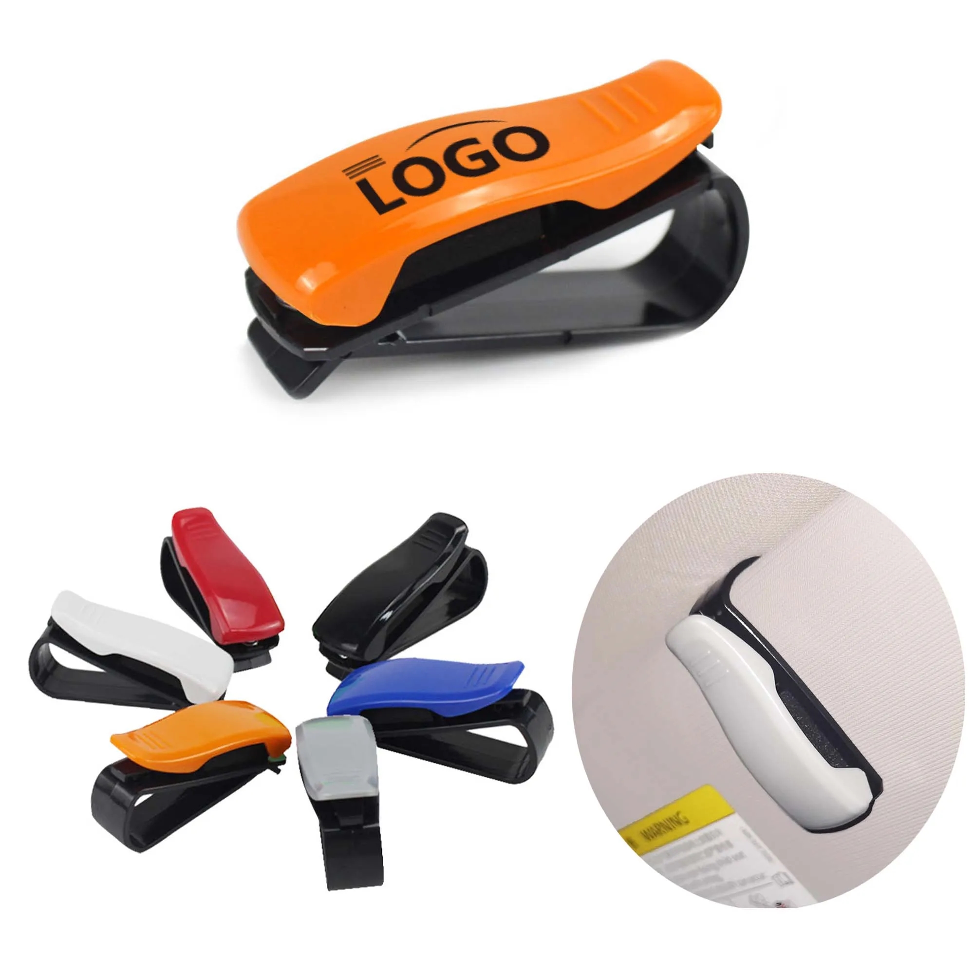 Car Eye Glass Visor Holder Clip 5