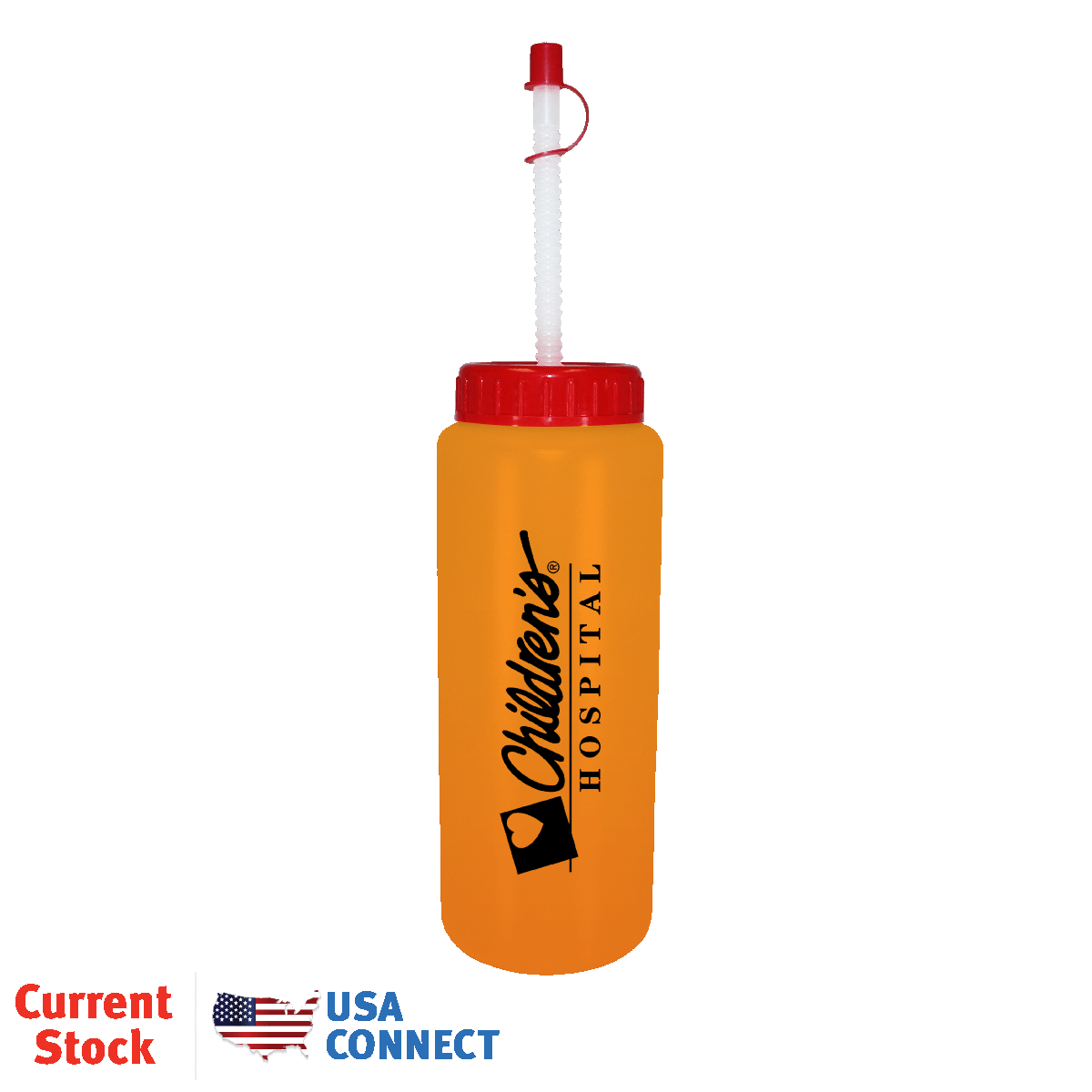32 oz. Sports Bottle with Flexible Straw 16
