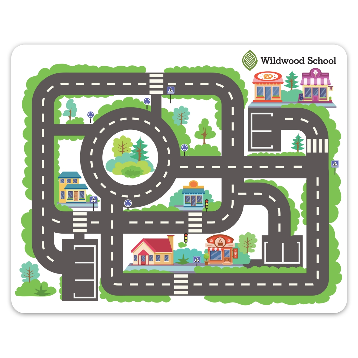 High Resolution Dye-Sublimated Gaming Mat w/Fabric Surface & Heavy Duty Backing (12.5"x10") SLIM 1