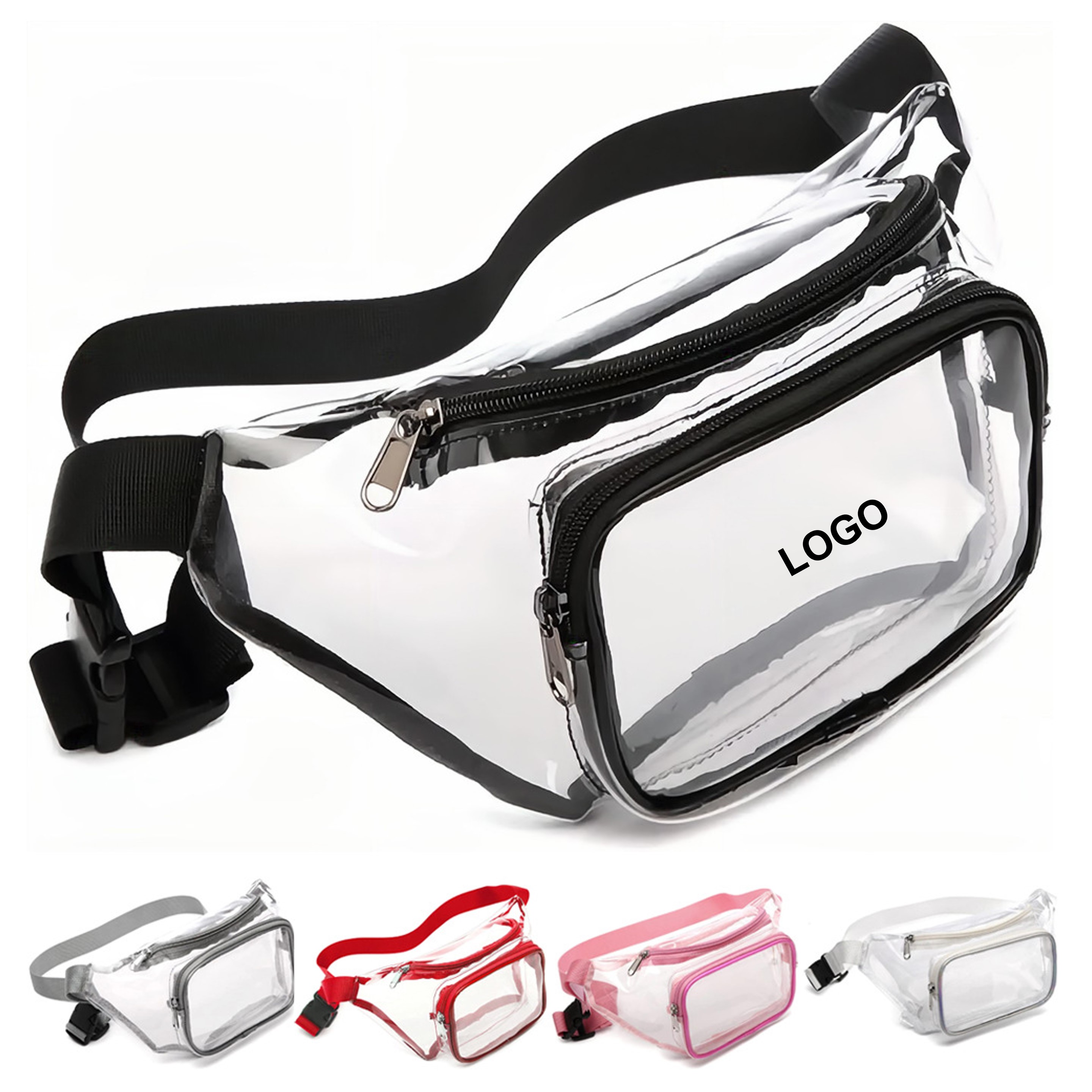 Clear Waist Bag (direct import) 4