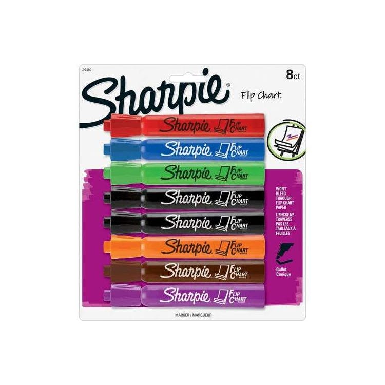 Flip Chart Markers - Assorted 8 Pack 2