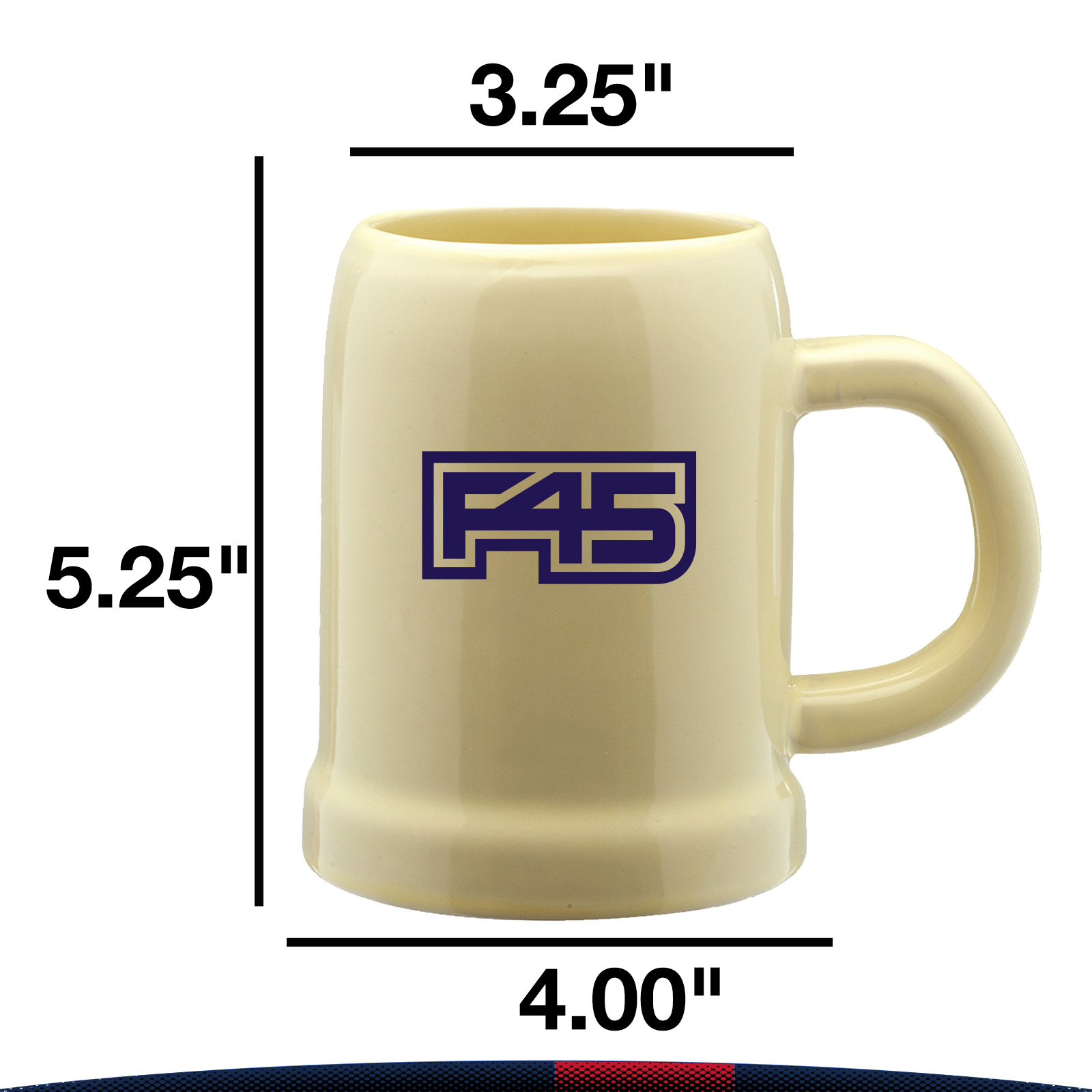 24 oz. Pub Style Ceramic Beer Mugs 6