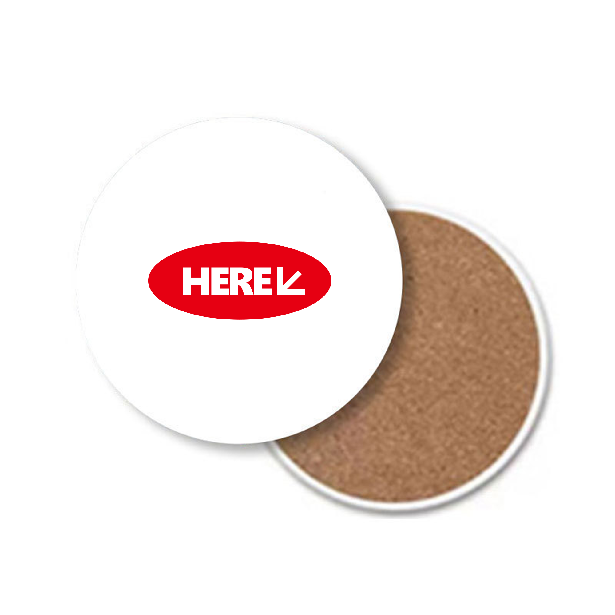 Cork Backed Ceramic Coaster 3