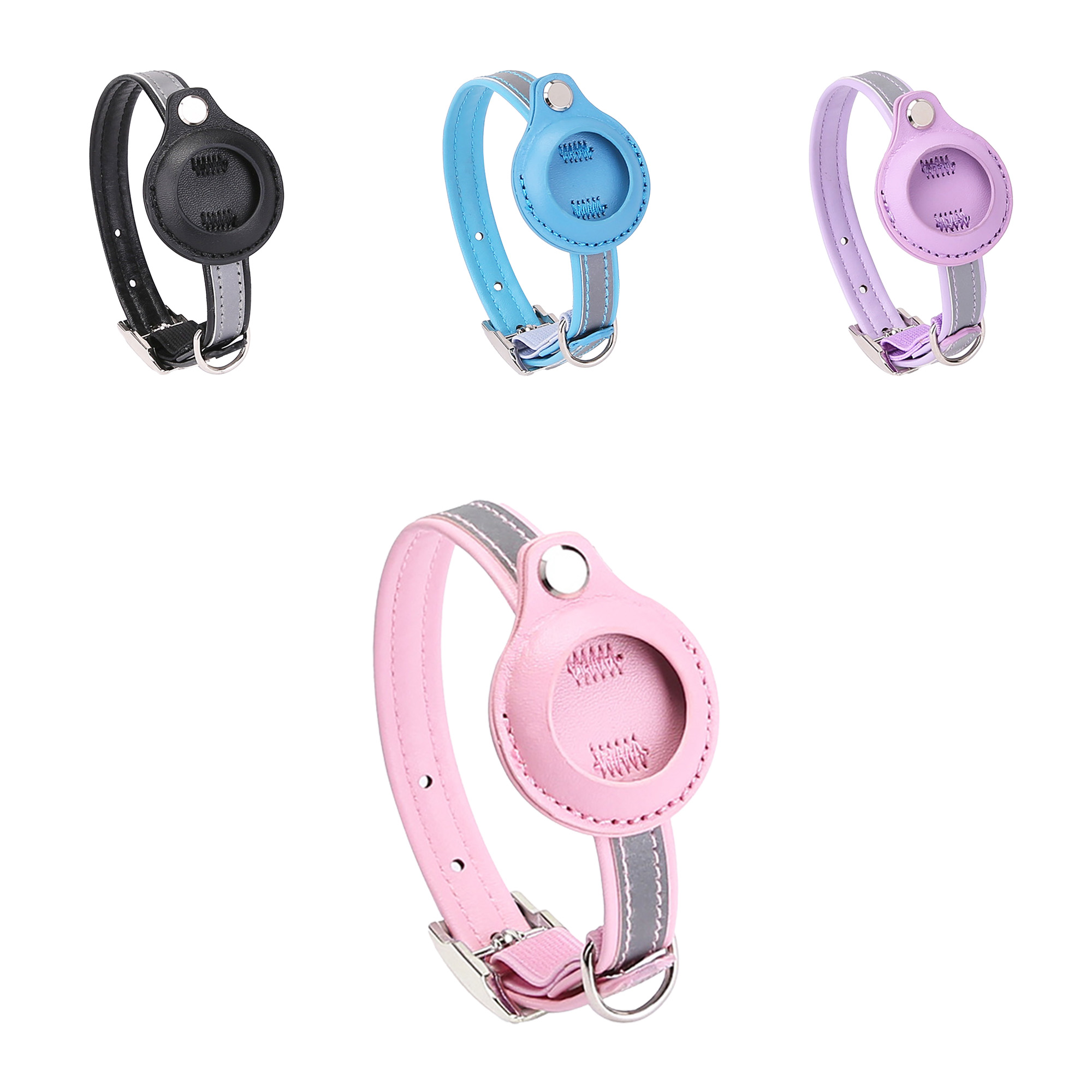 Adjustable Airtag Pet Safety Collar 4