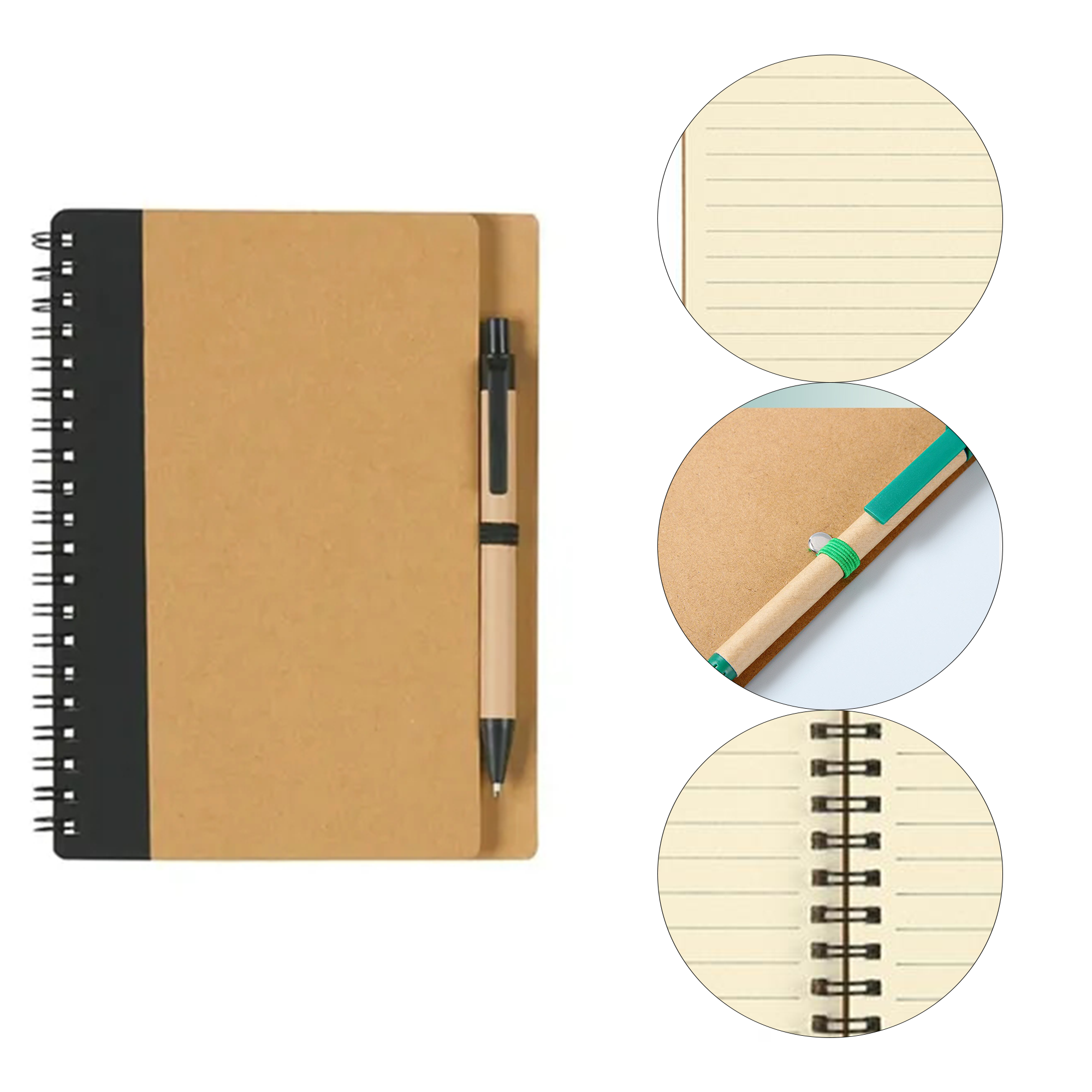 Sustainable Journal And Writing Instrument Set 6