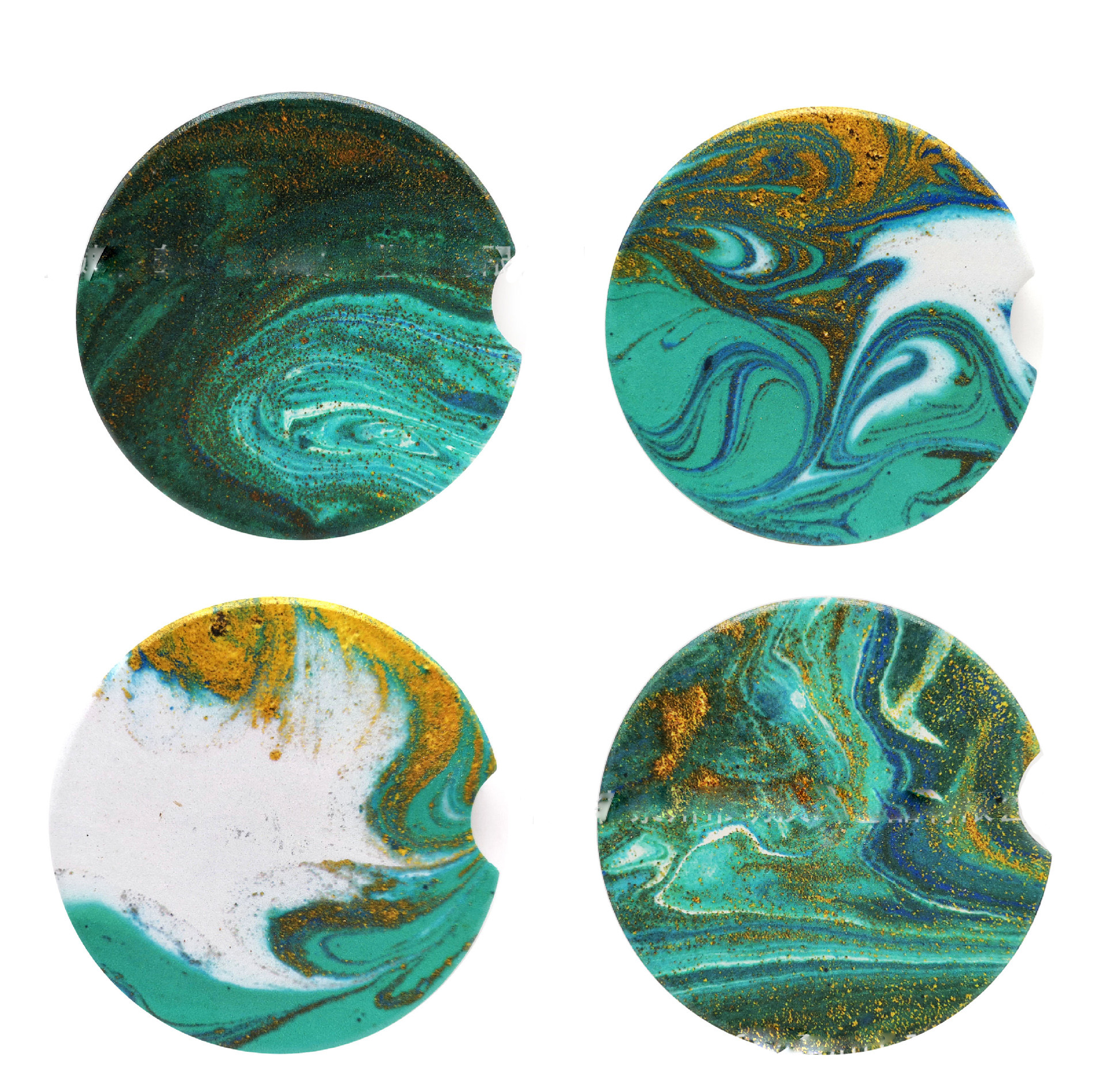 Absorbent Ceramic Car Coaster