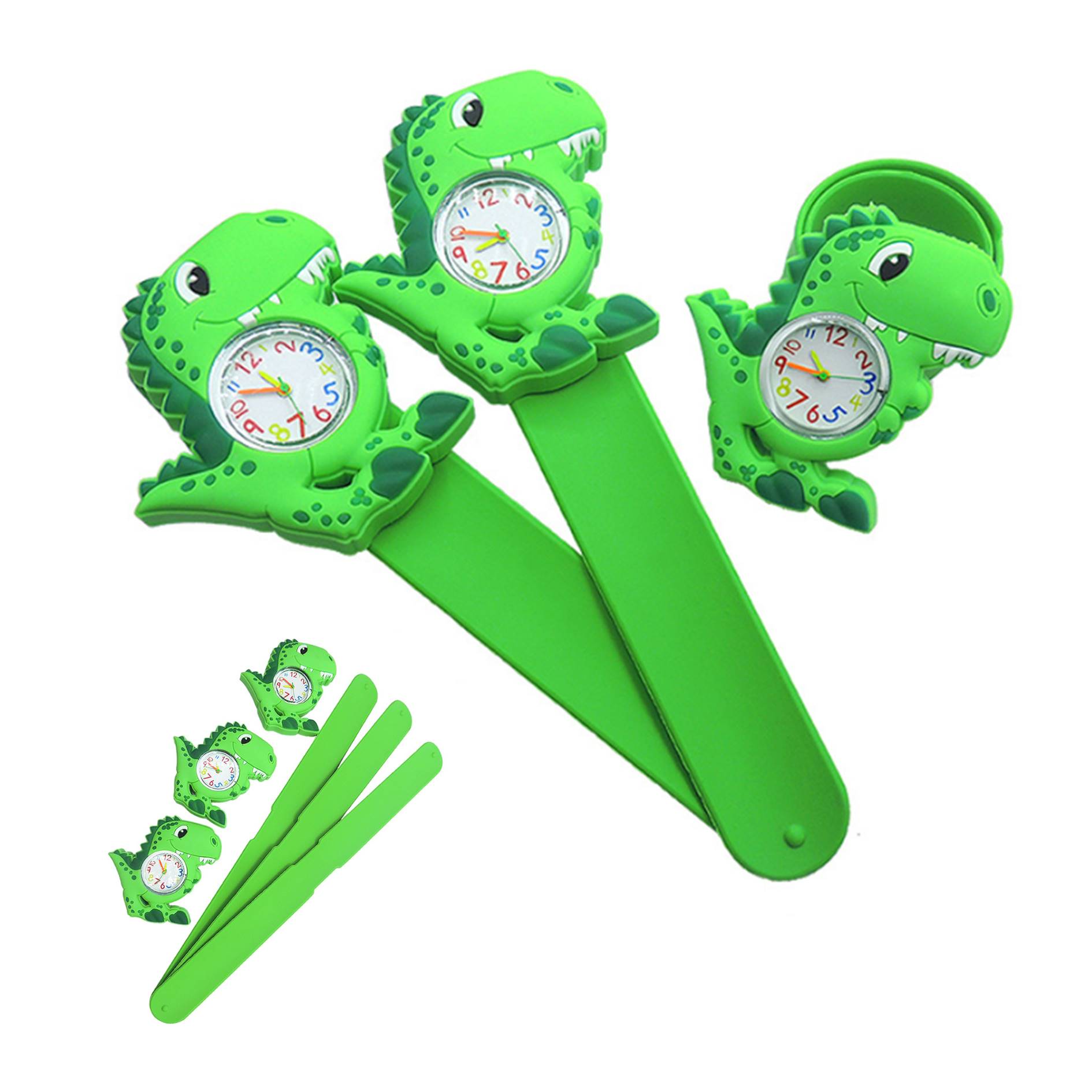 Cute Dinosaur Cartoon Silicone Slap Watch 3