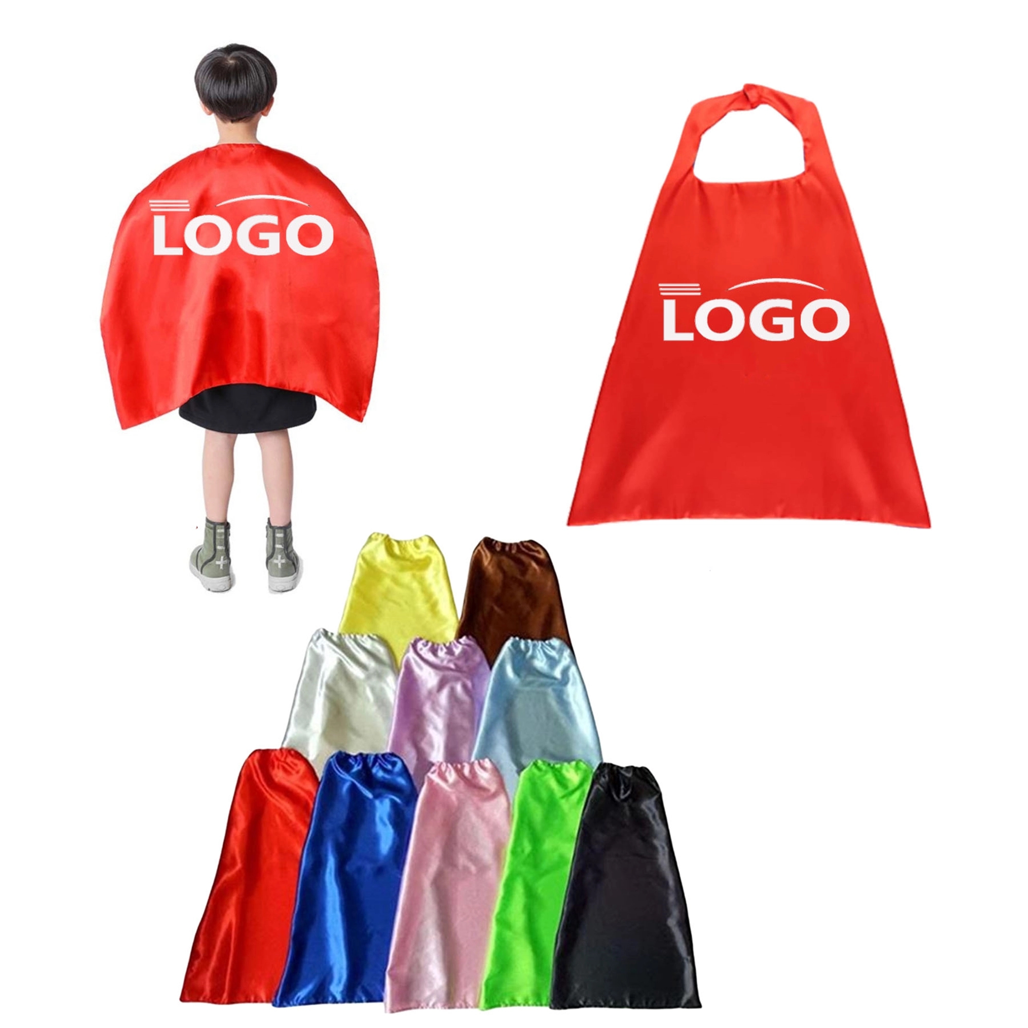 MOQ 50 PCS Kid Hero Cape 2