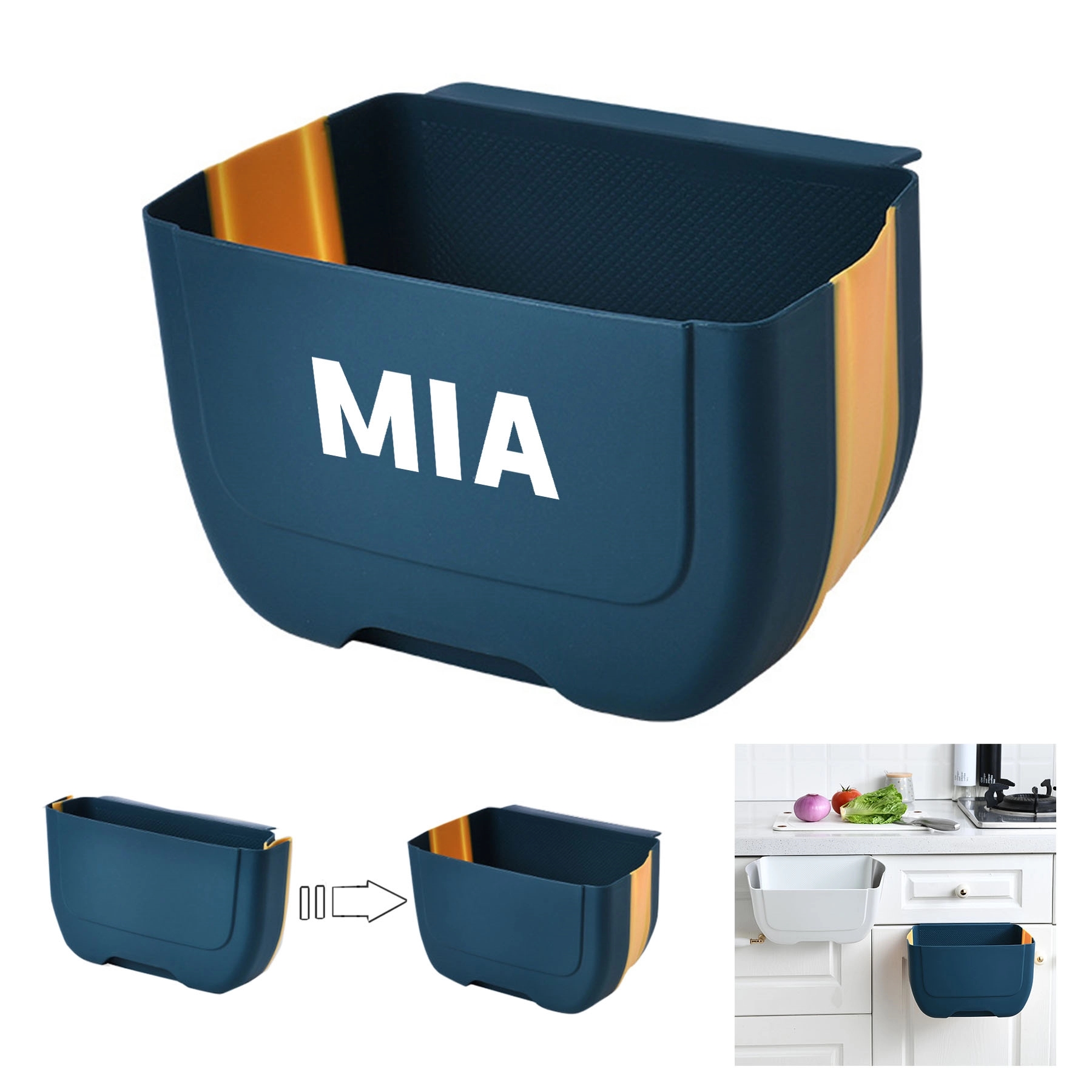 Hanging Kitchen Folding Bins 1