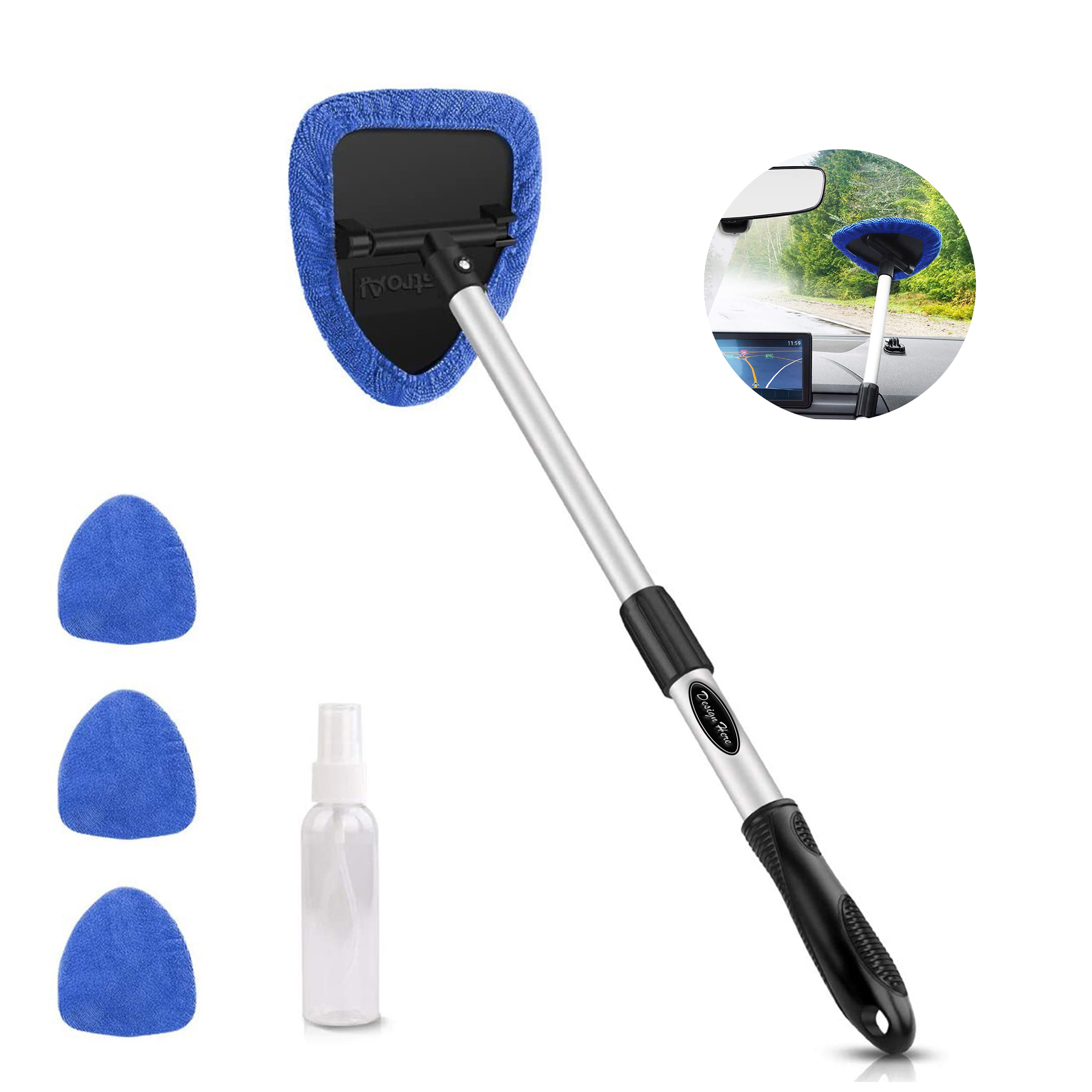 Extendable Car Duster with Microfiber Head 3