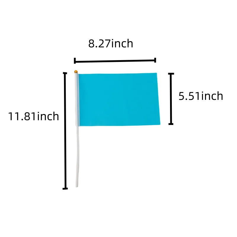 Hand waved Flag 4