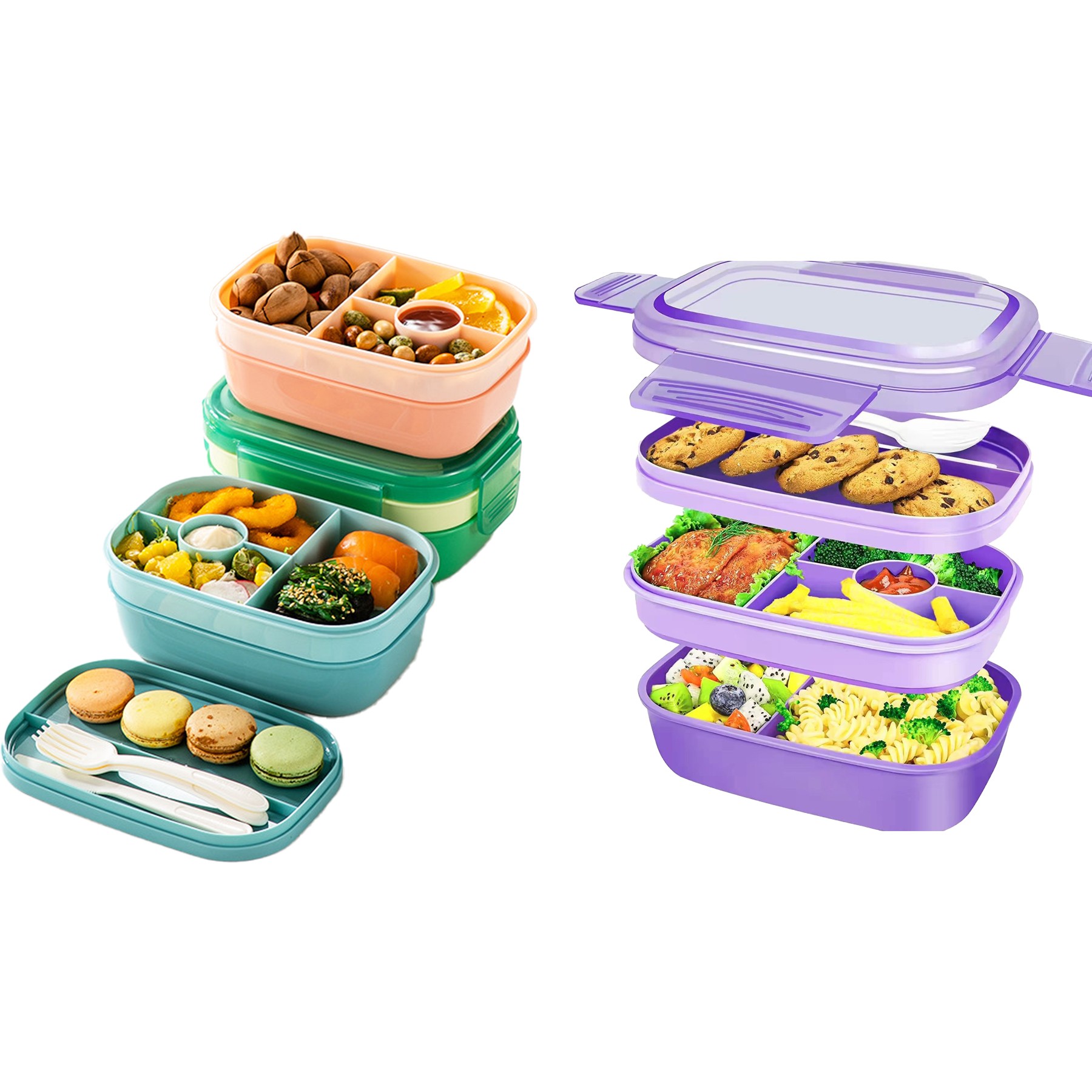 Multilayer Lunchbox Can Be Microwaved 7