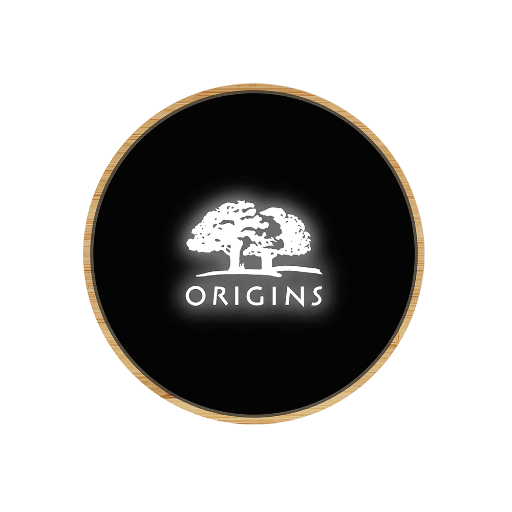 Evanston Bamboo Light Up Wireless Charger 15W 1