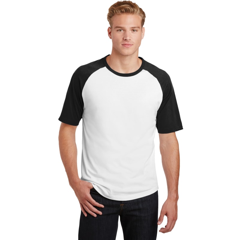 Sport-Tek Short Sleeve Colorblock Raglan Jersey. 5