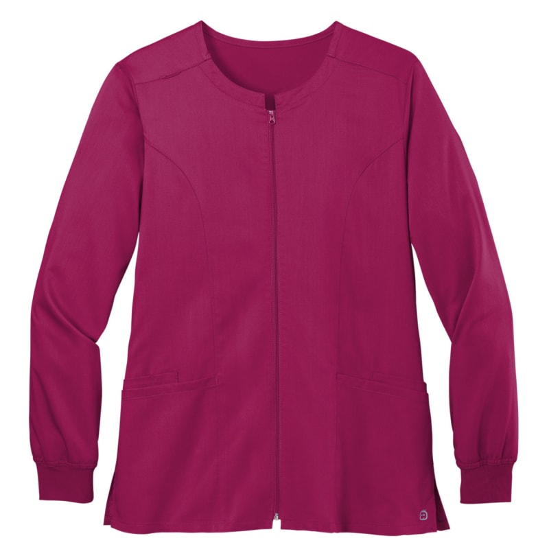 WonderWink Women's Premiere Flex Full-Zip Scrub Jacket 5