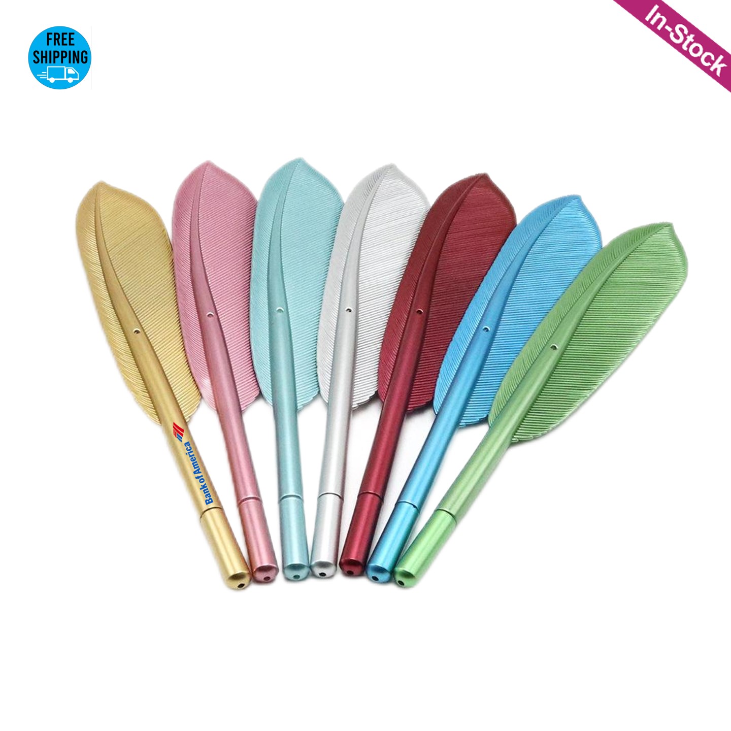 Large Size Feather-shaped Gel Pen 5