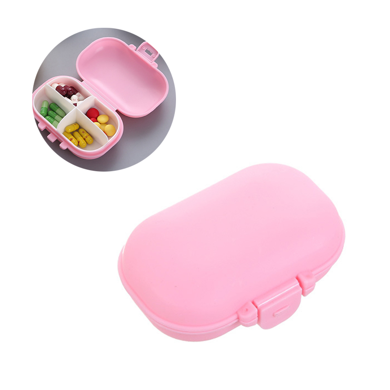 4 Compartments Portable Pill Box 5
