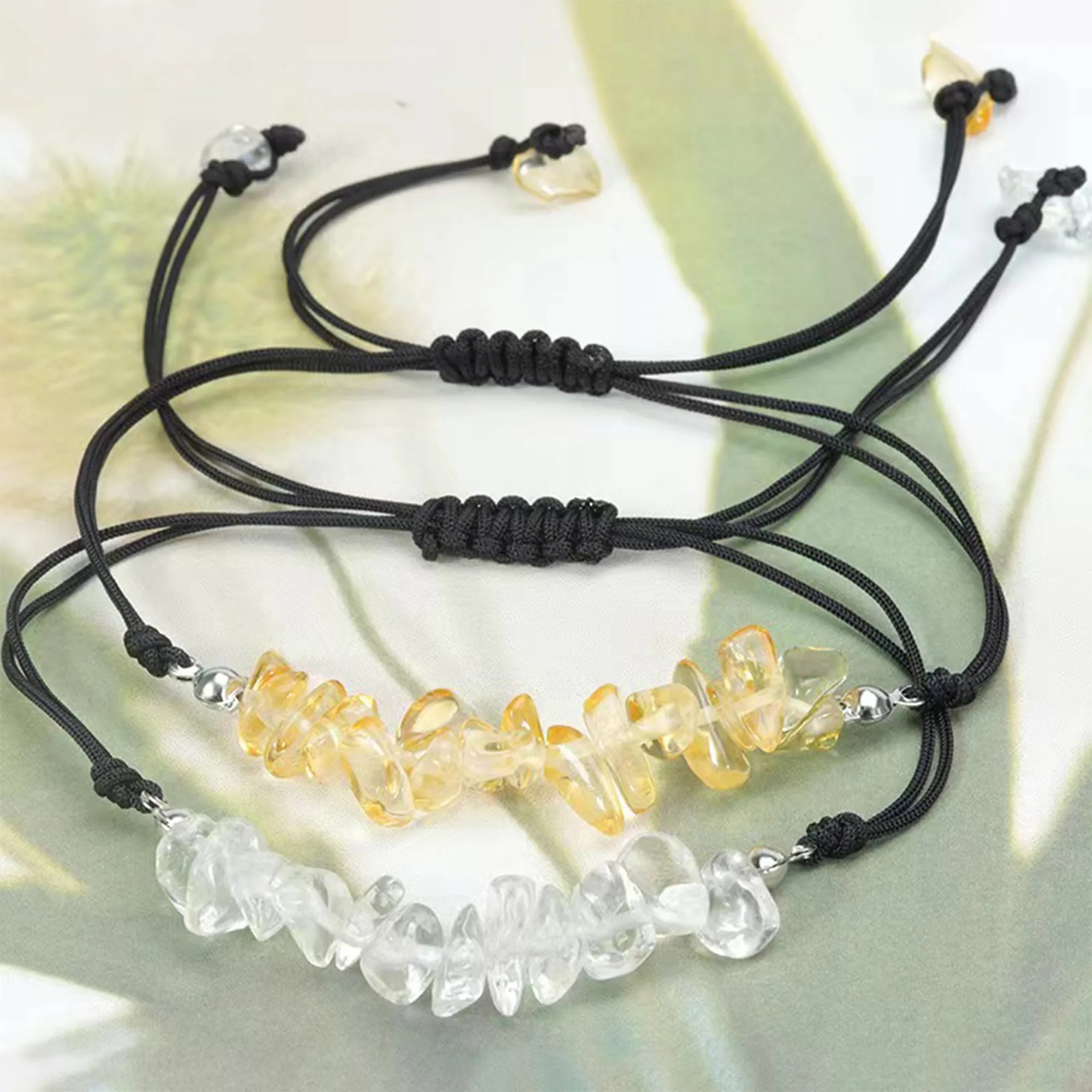 Crushed Crystal Raw Stone Bracelet 3