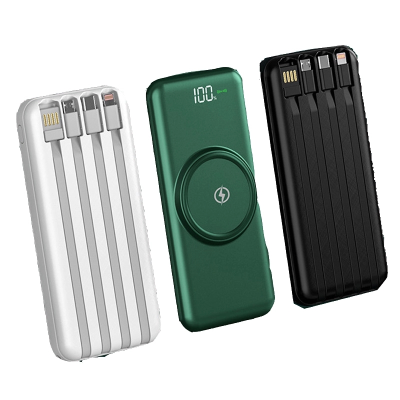 Portable Charger Power Bank With Built In Cables 4