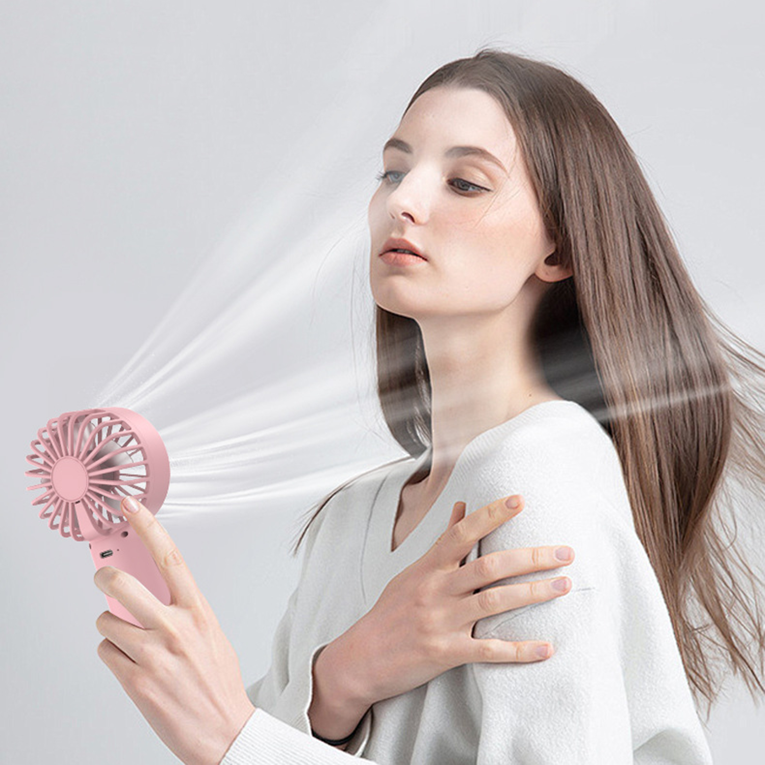 Portable Handheld Misting Fan 4