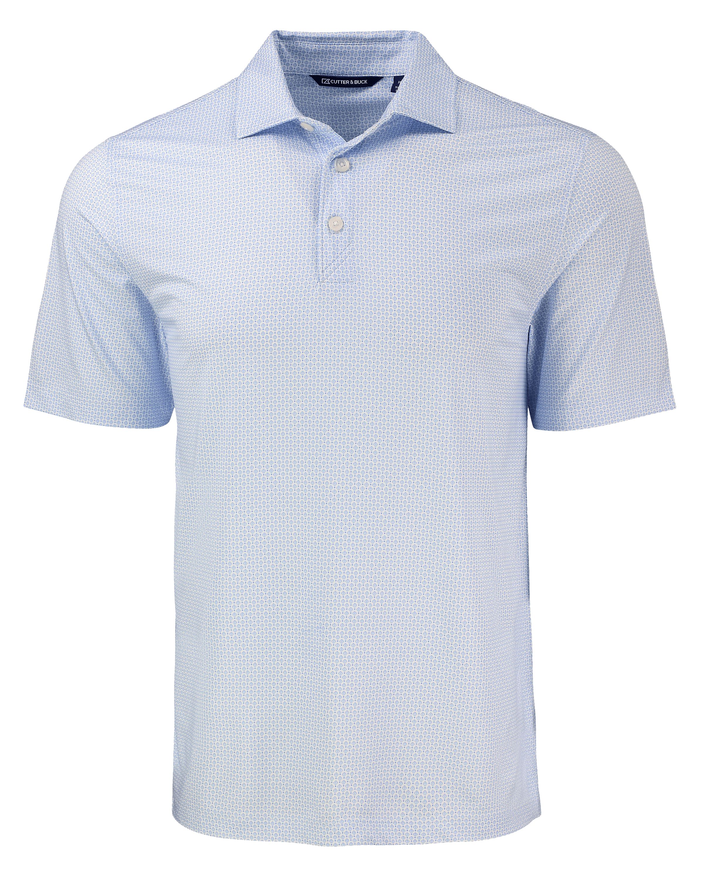 Cutter & Buck Pike Recycled Diamond Dot Print Mens Polo 2