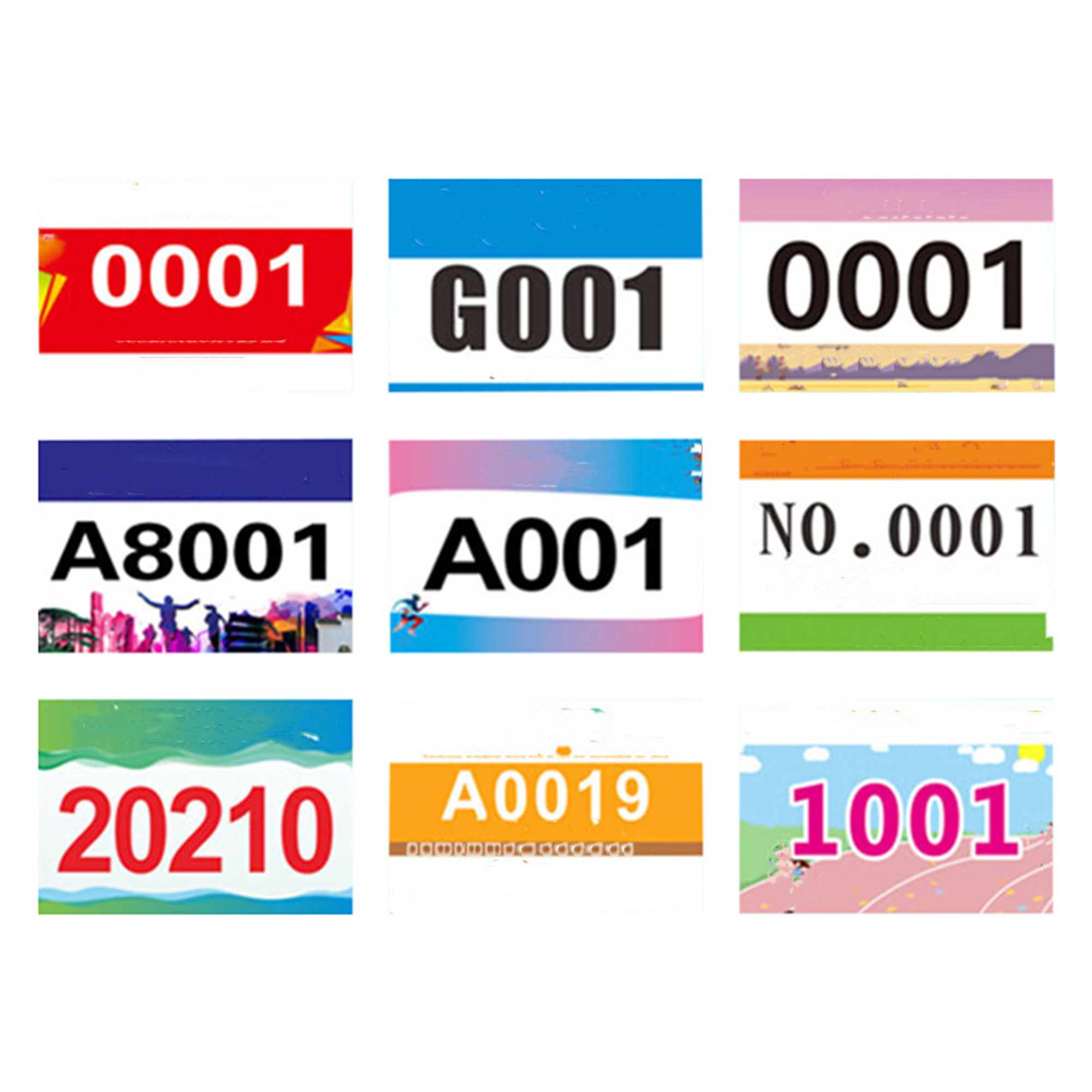 Tyvek Marathon Race Bibs 3
