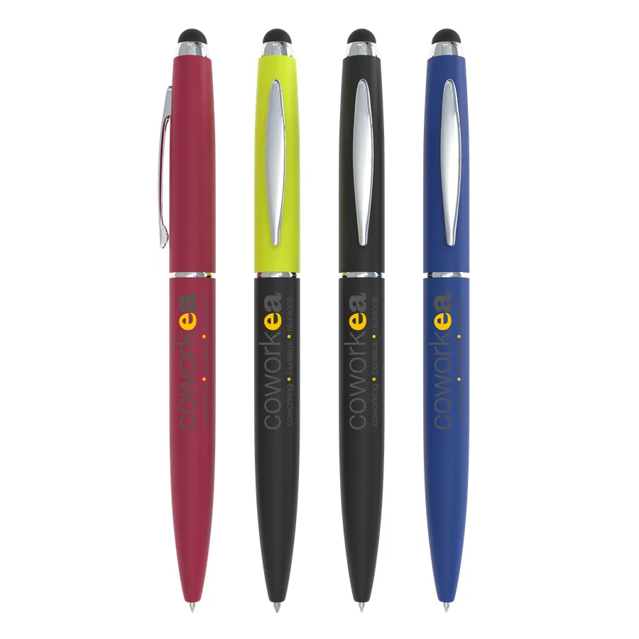 Rubber Coated Ballpoint Pen 6