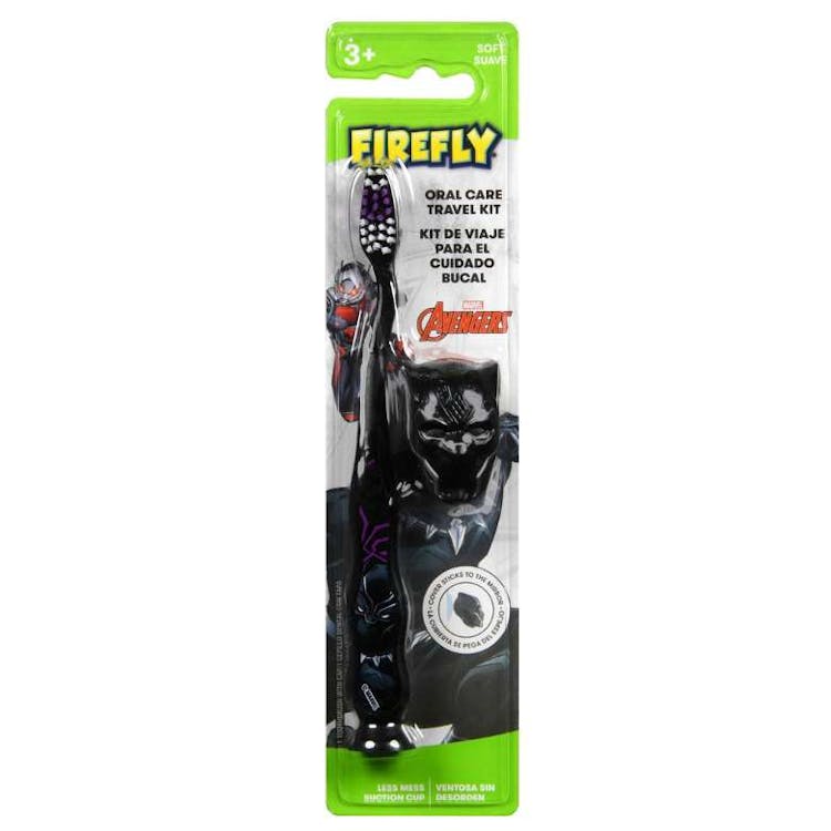 Kid's Black Panther Soft Toothbrush with Cap - 1 Ct 2
