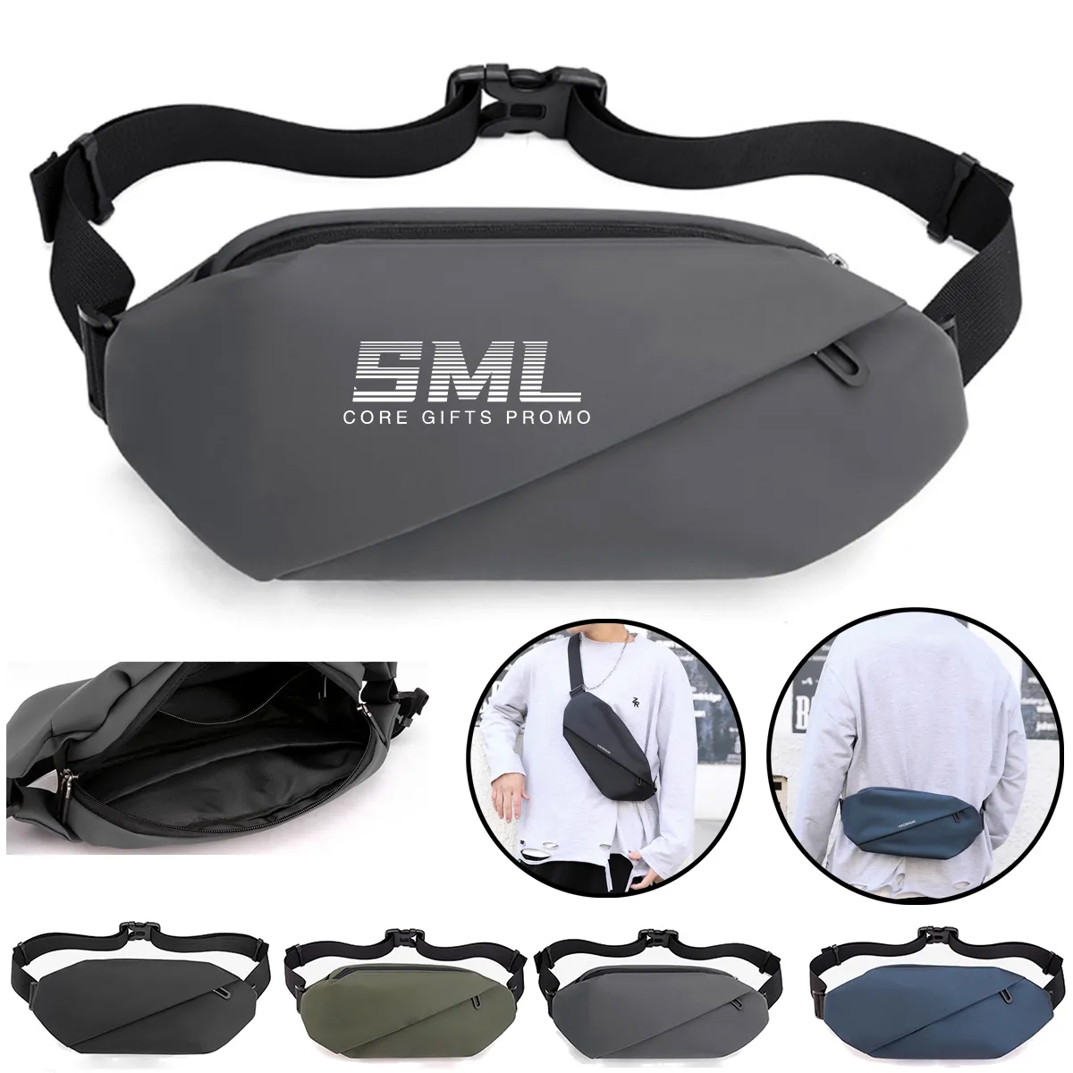 Portable Fanny Pack Crossbody Sling Sport Backpack Belt Bag 4