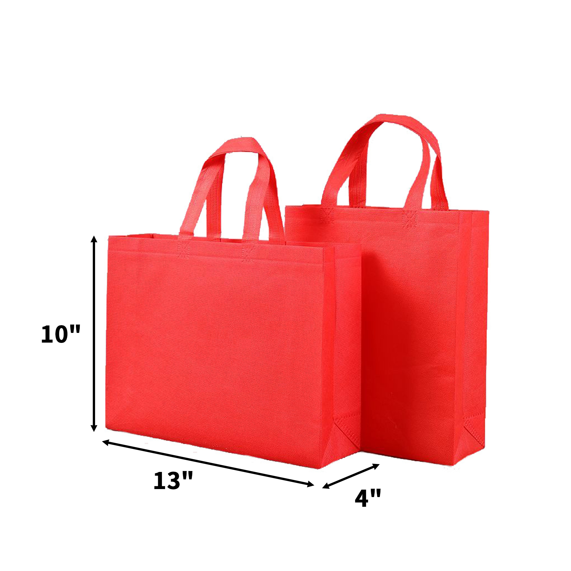 Non Woven Shopping Tote 13 x 10 x 4" 6