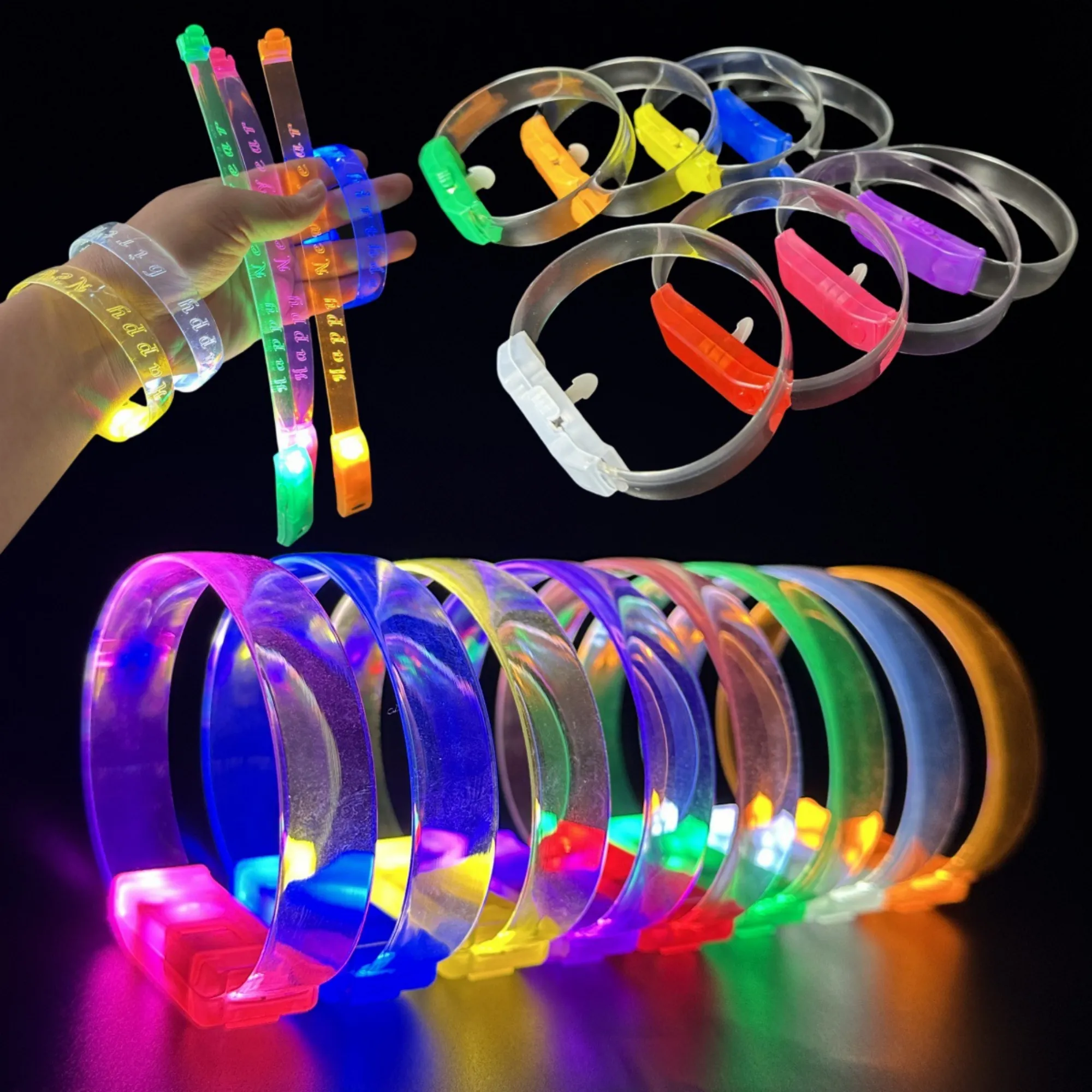 Concert glow bracelets 2