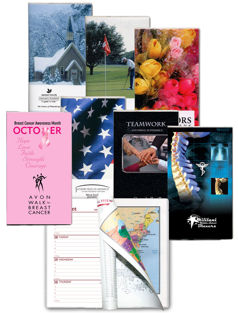 Weekly Full Color Digital Pocket Planner (1 Color w/ Map) 1