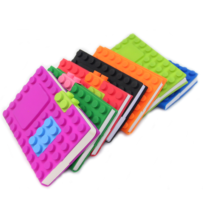 Refillable Block Puzzle Silicone Notebook 2