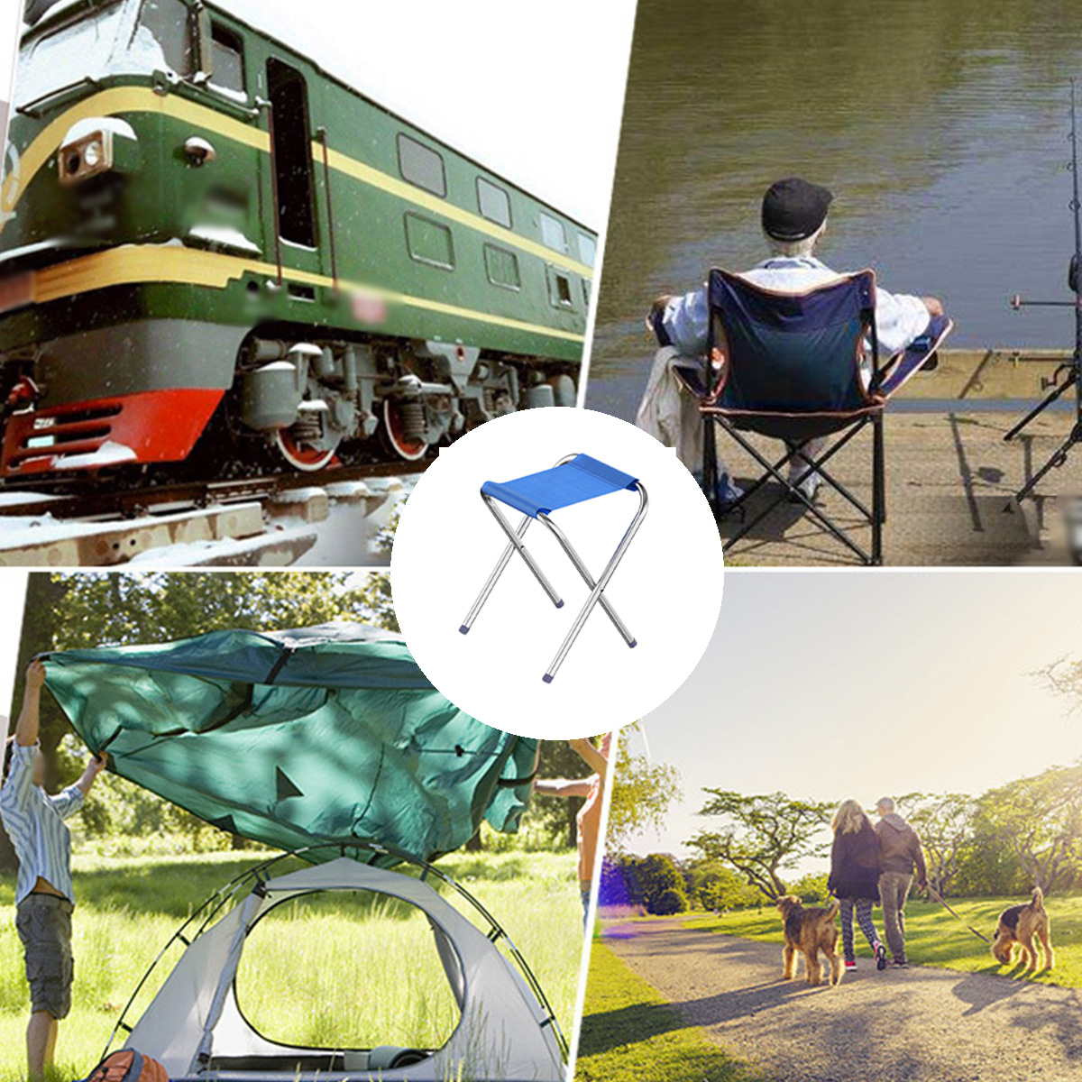 Multipurpose Portable Lightweight Folding Camping Stool 3