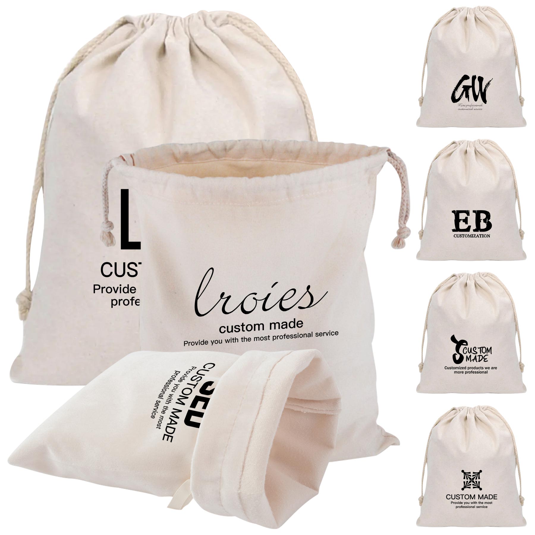 Multifunctional Canvas Drawstring Bags 1
