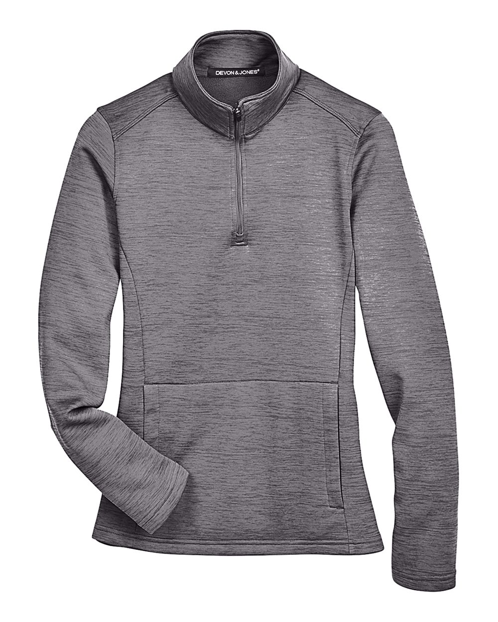 Women's Newbury Mélange Fleece Quarter-Zip Pullover - DG798W 25