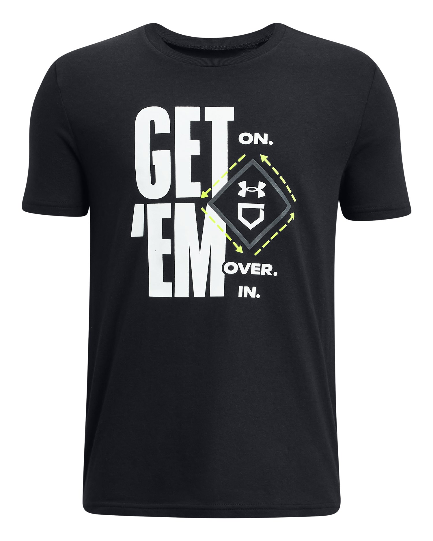 UA Baseball Get' Em Boys' Short Sleeve 3