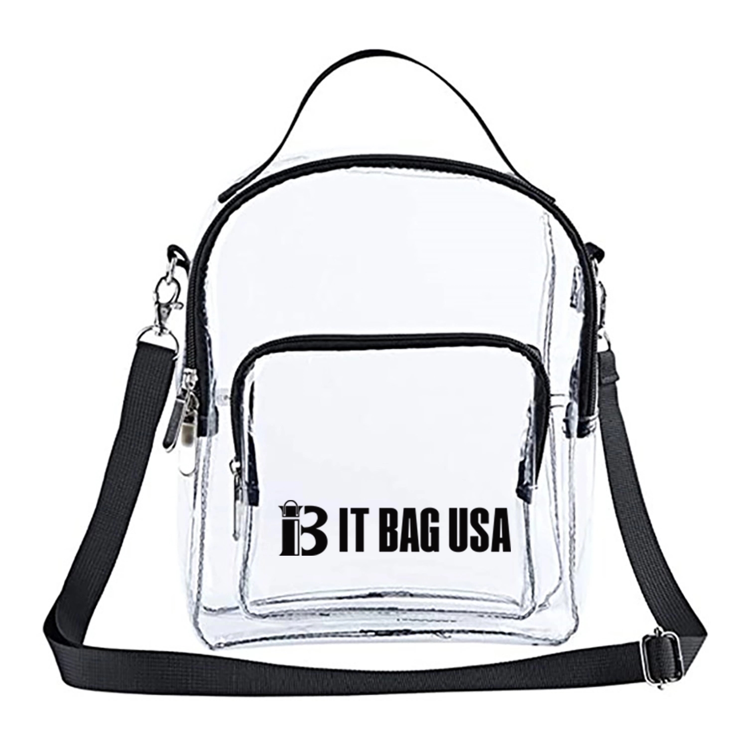 Womens Transparent Clutch Clear Purse Handbag 1
