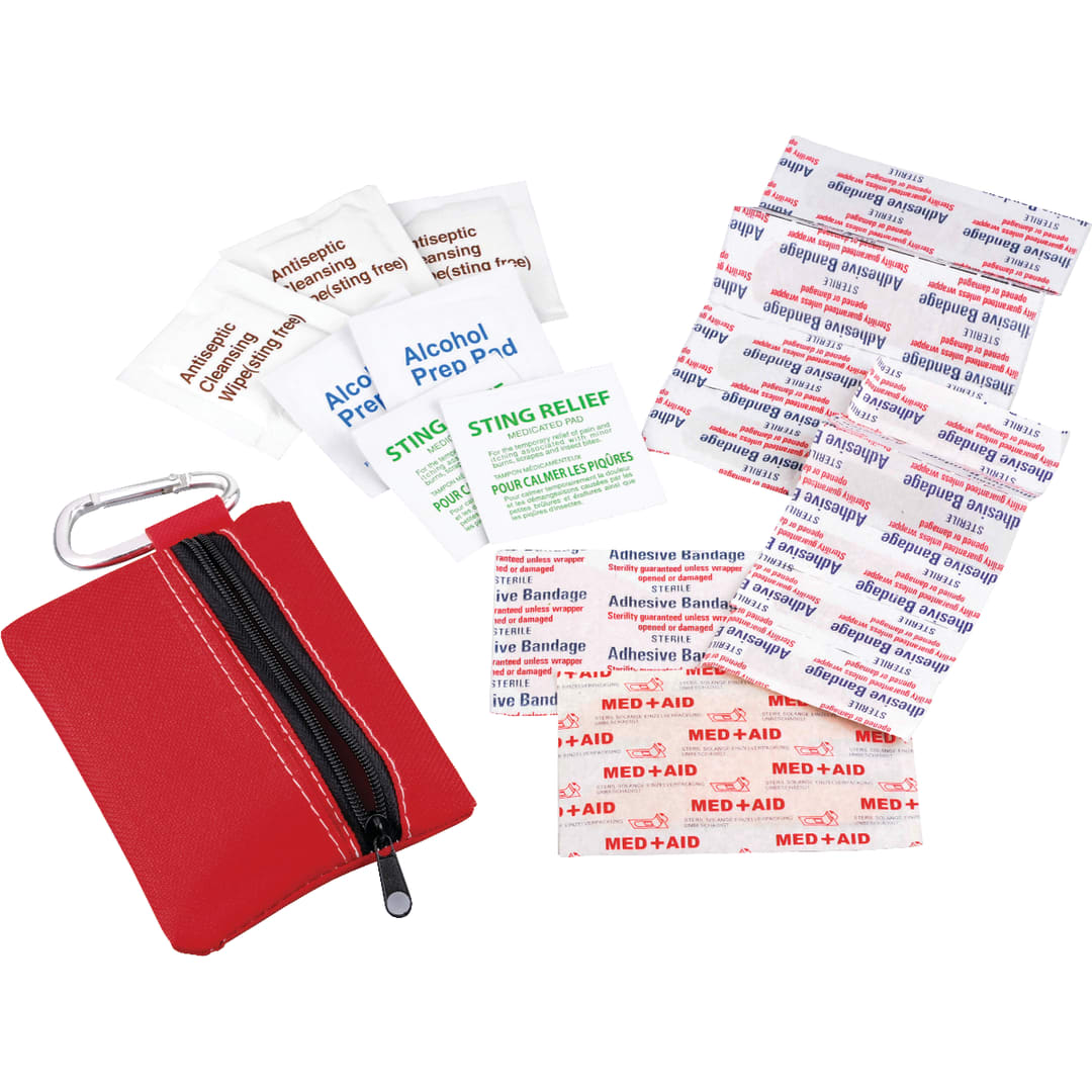 Zippered 20-Piece First Aid Pouch 108