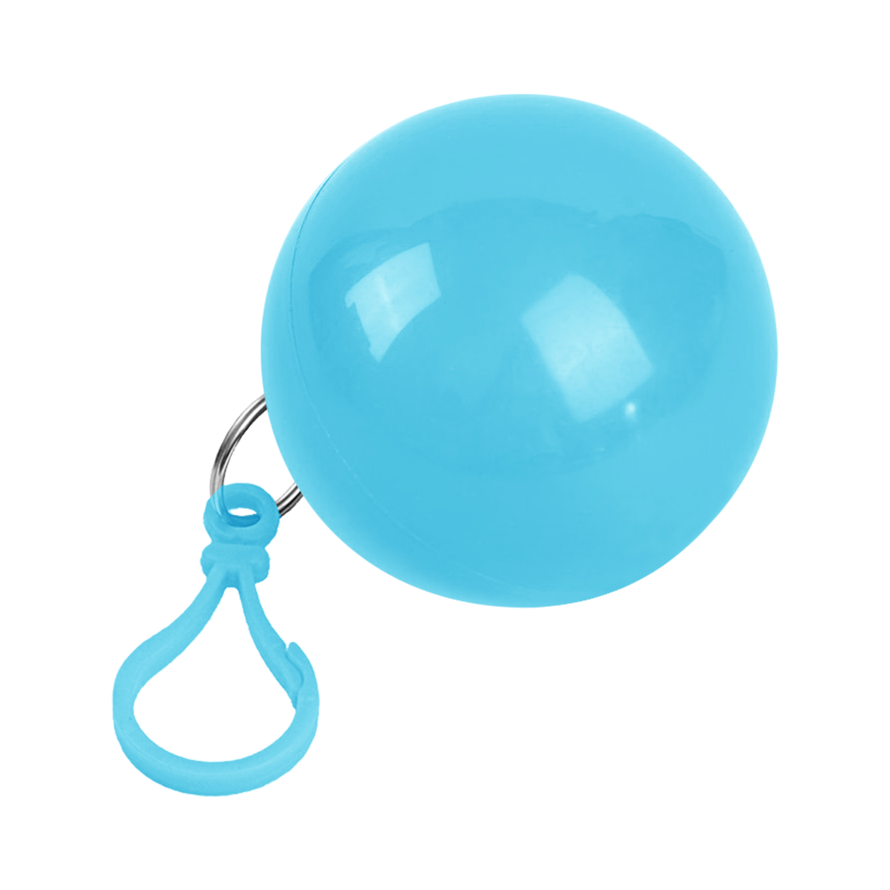 Disposable Raincoat With Ball Key Chain 9