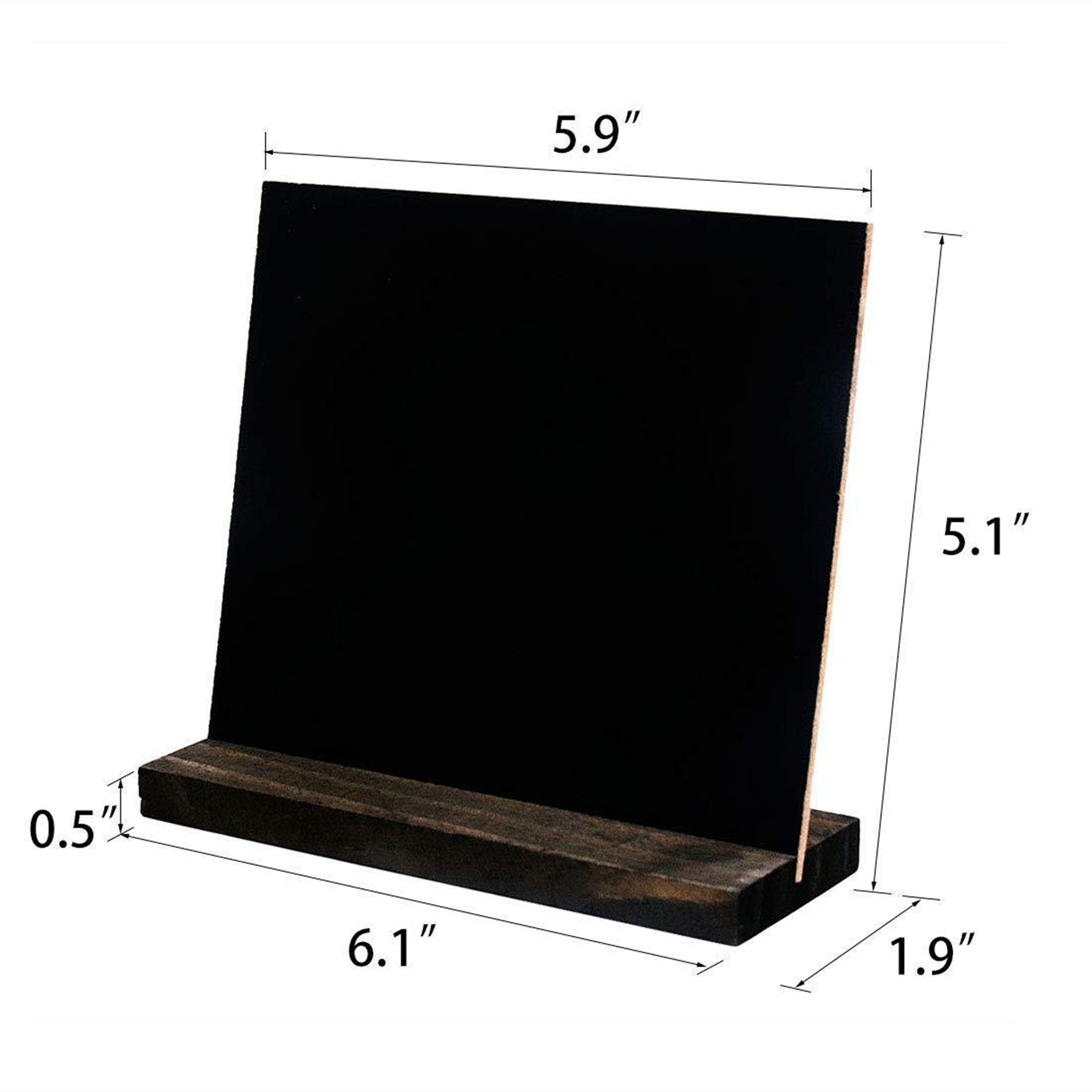 Wooden Message Board With Display Base 2